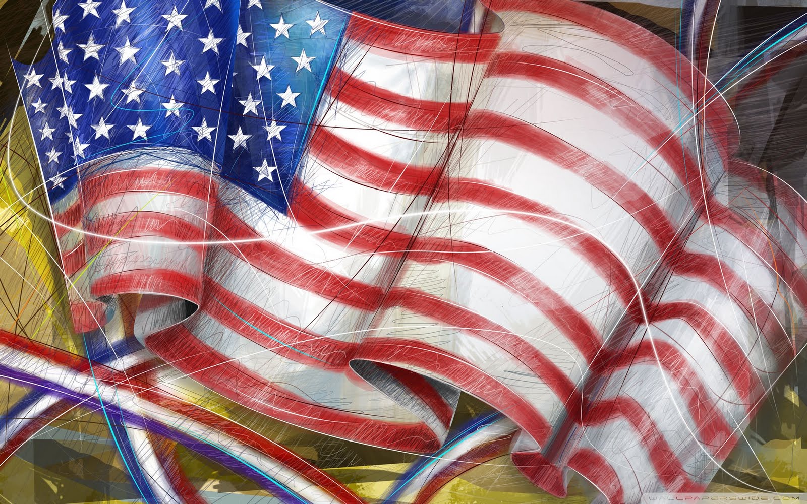 Download mobile wallpaper American Flag, Flags, Man Made for free.