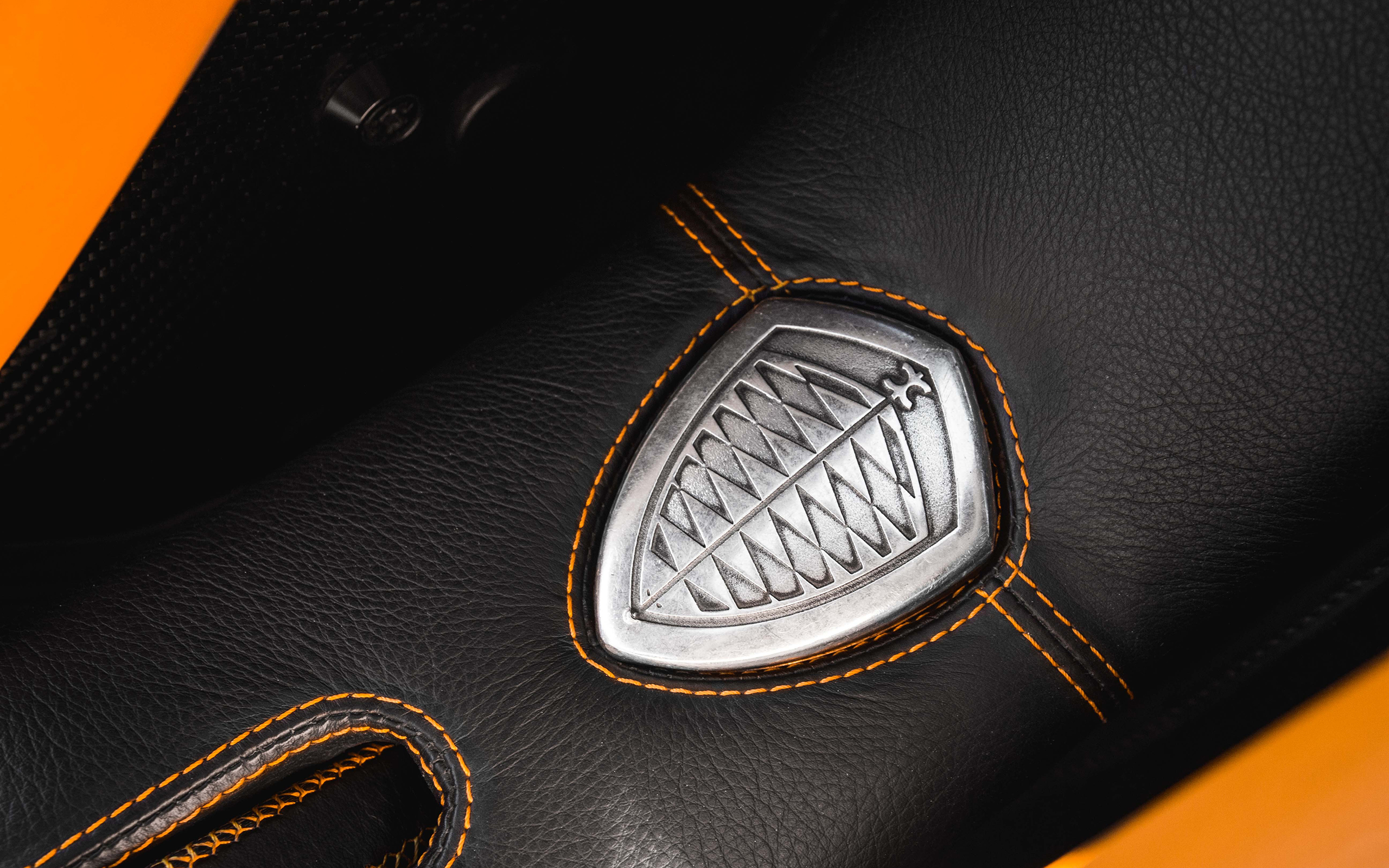 Download mobile wallpaper Koenigsegg, Logo, Supercar, Vehicles for free.