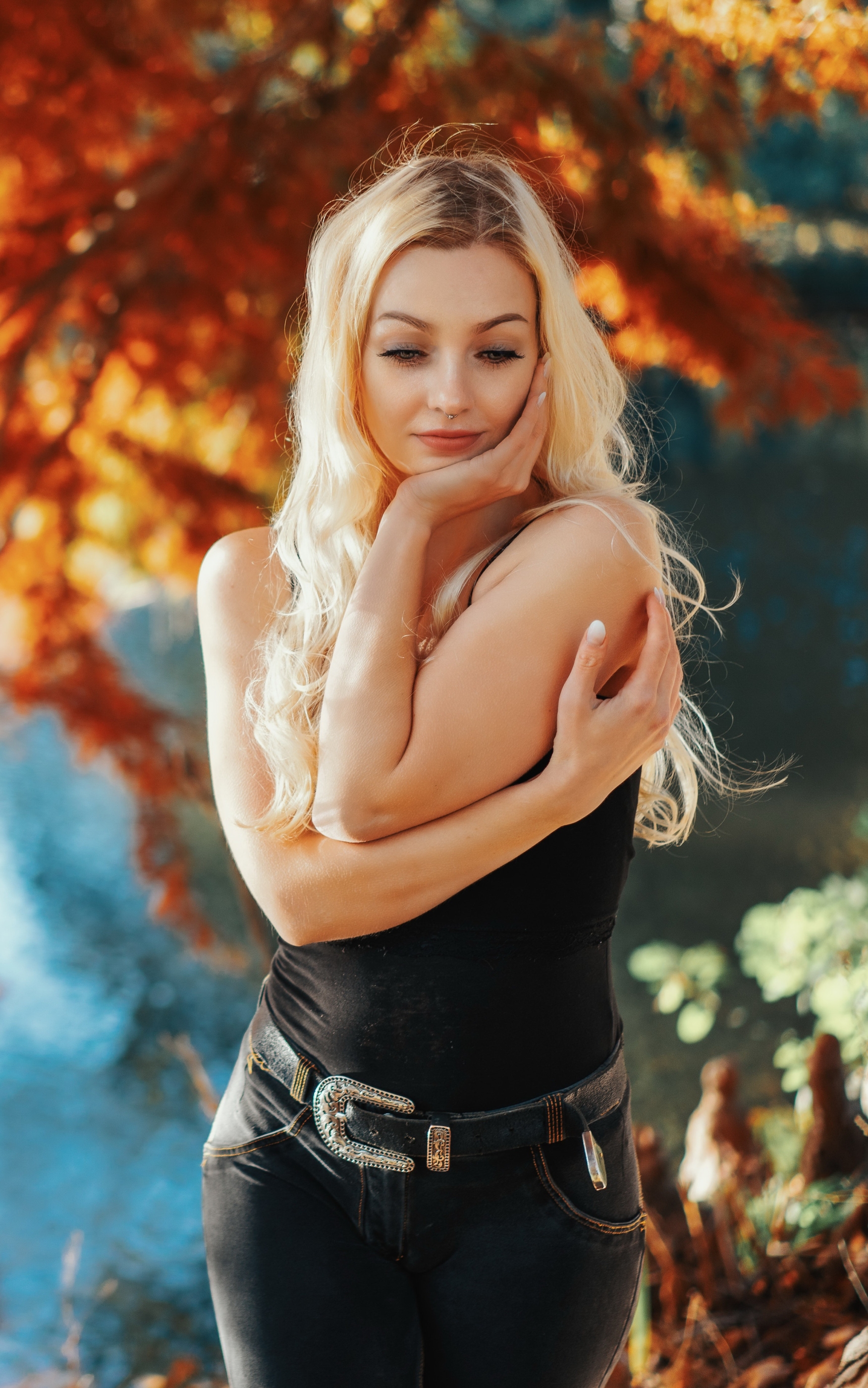 Handy-Wallpaper Blond, Modell, Frauen, Blondinen kostenlos herunterladen.