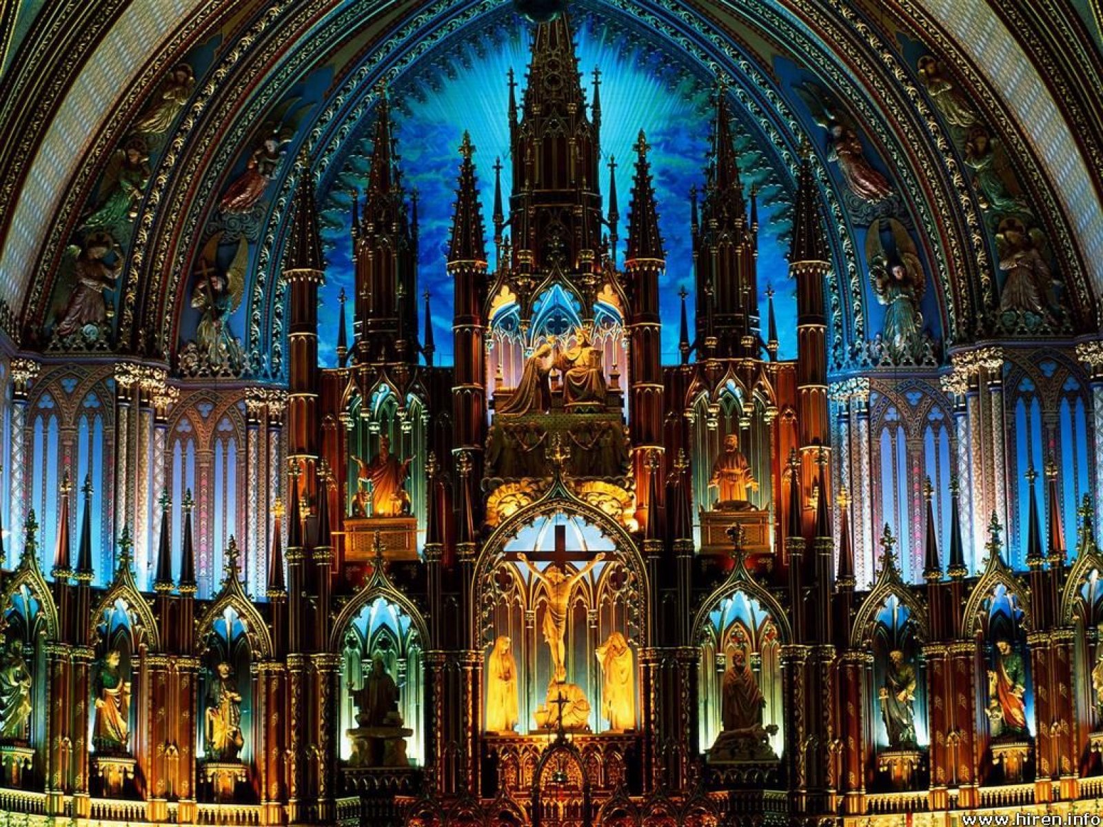 1442864 Fondos de pantalla e Basílica De Notre Dame (Montreal) imágenes en el escritorio. Descarga protectores de pantalla  en tu PC gratis