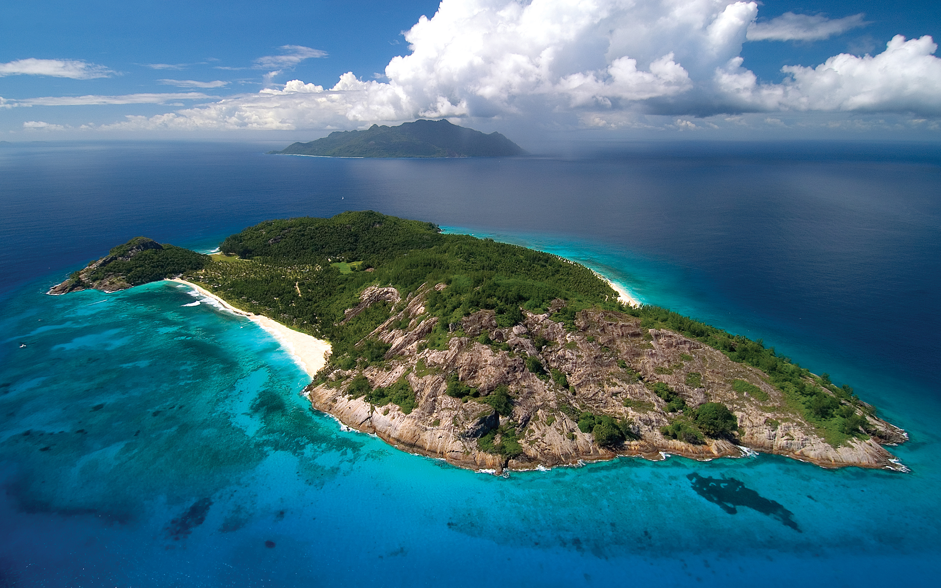 Скачать картинку Океан, Остров, Сейшелы, Земля/природа в телефон бесплатно.