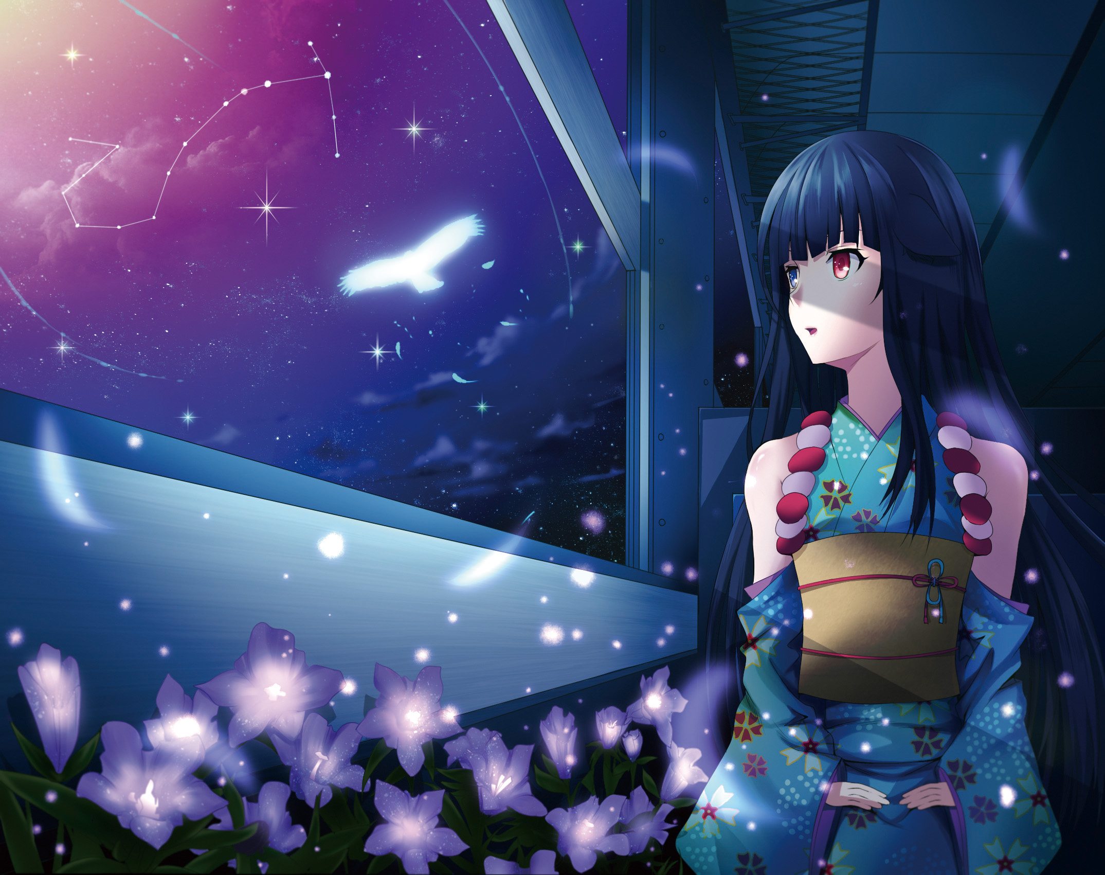 Download mobile wallpaper Anime, Heterochromia, Utau for free.