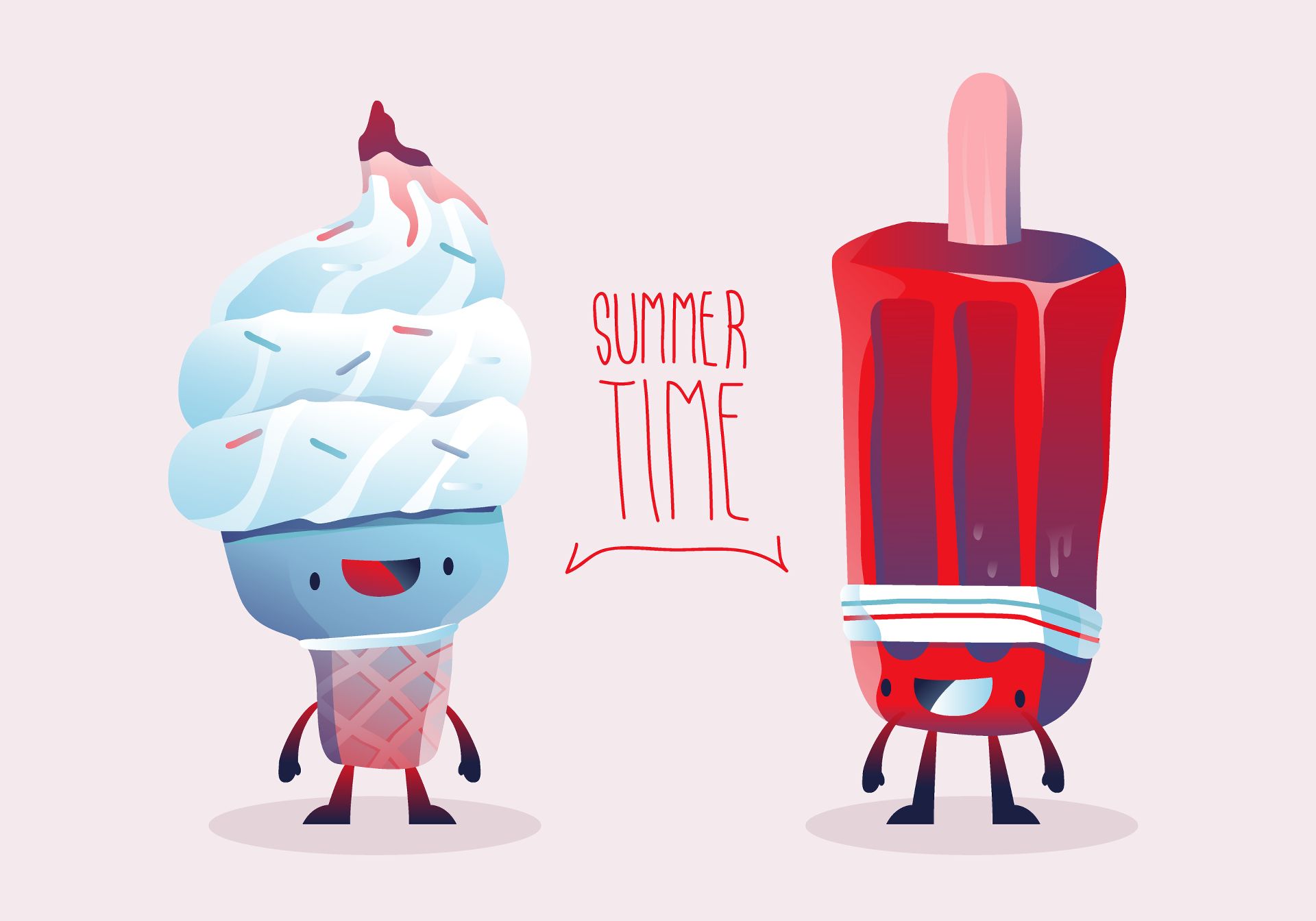 Download mobile wallpaper Summer, Ice Cream, Artistic, Popsicle for free.
