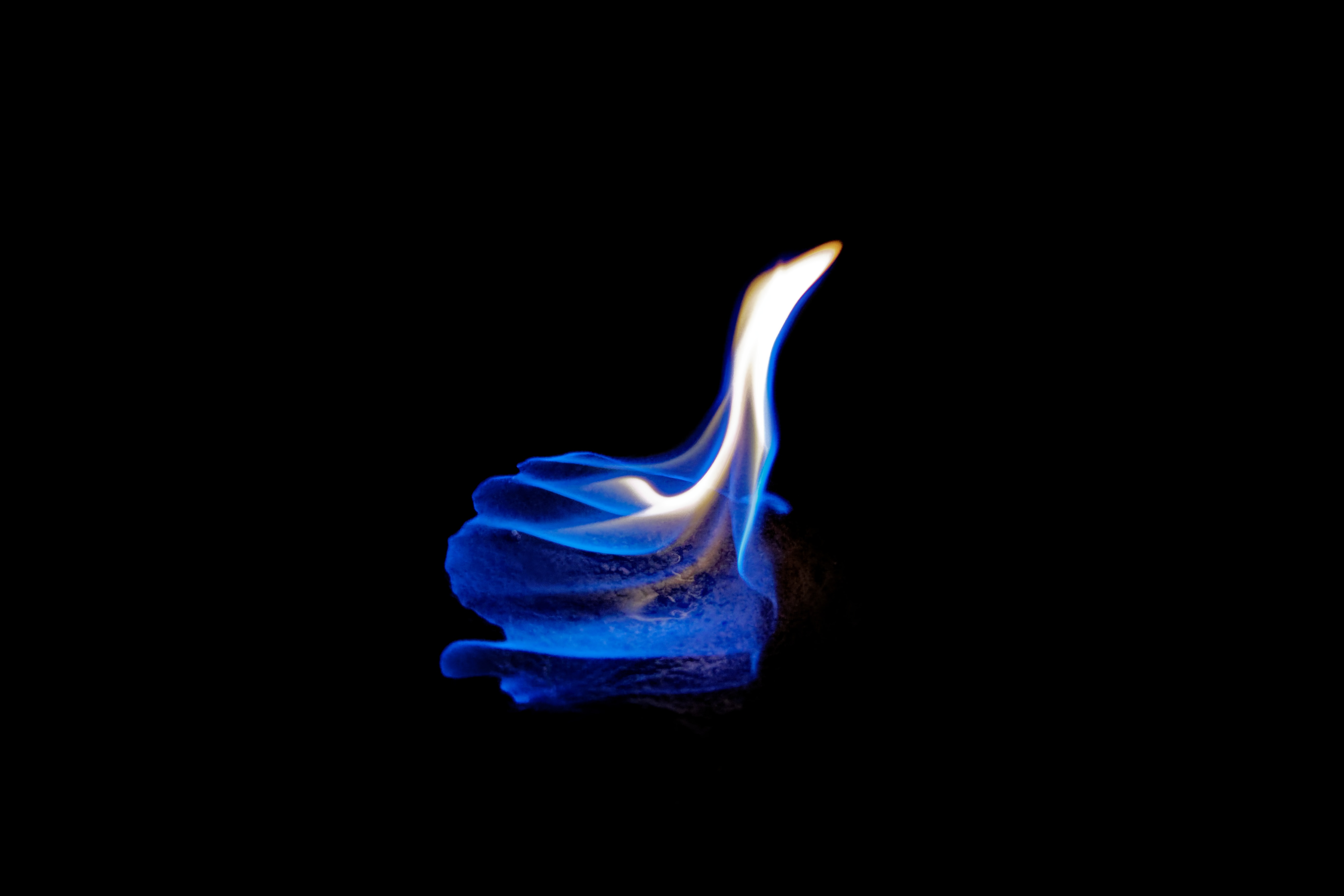 Free download wallpaper Fire, Close Up, Flame, Dark on your PC desktop
