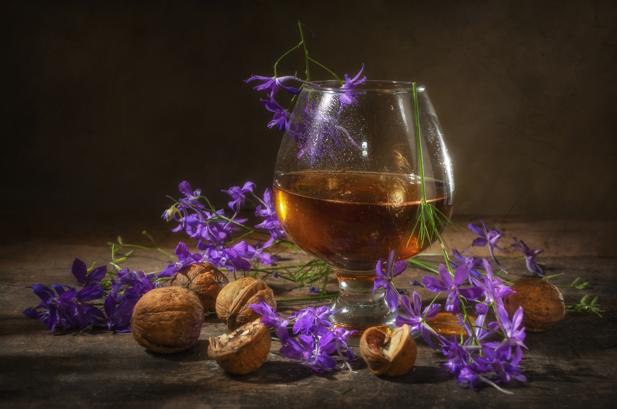 Download mobile wallpaper Food, Still Life, Drink, Nut, Alcohol for free.
