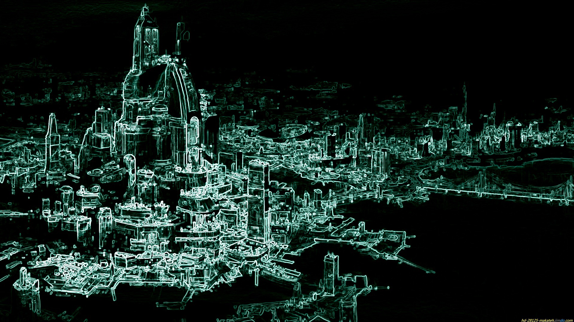 Free download wallpaper Abstract, City, Space, Planet, Sci Fi on your PC desktop