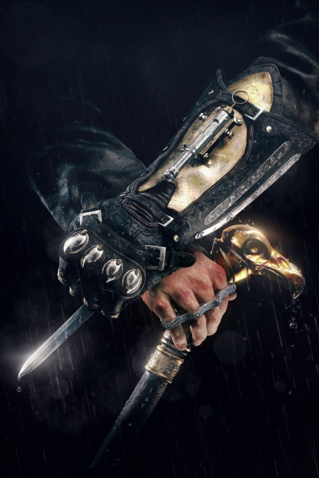 Handy-Wallpaper Waffe, Messer, Computerspiele, Assassin's Creed kostenlos herunterladen.