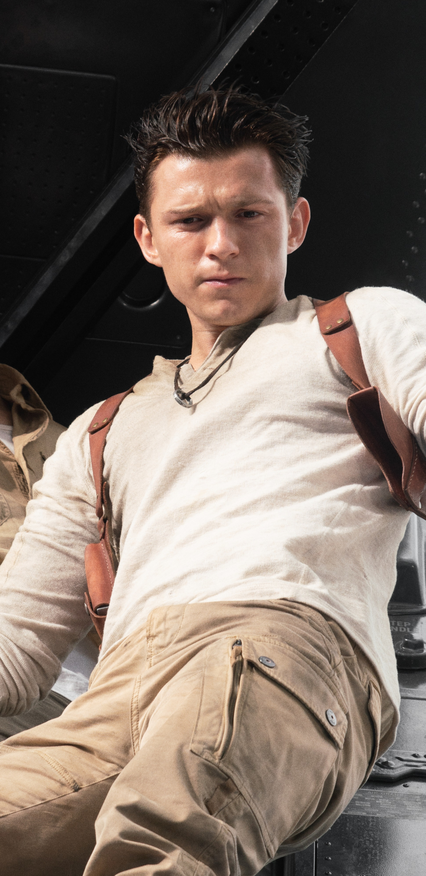 Download mobile wallpaper Uncharted, Movie, Nathan Drake, Tom Holland for free.