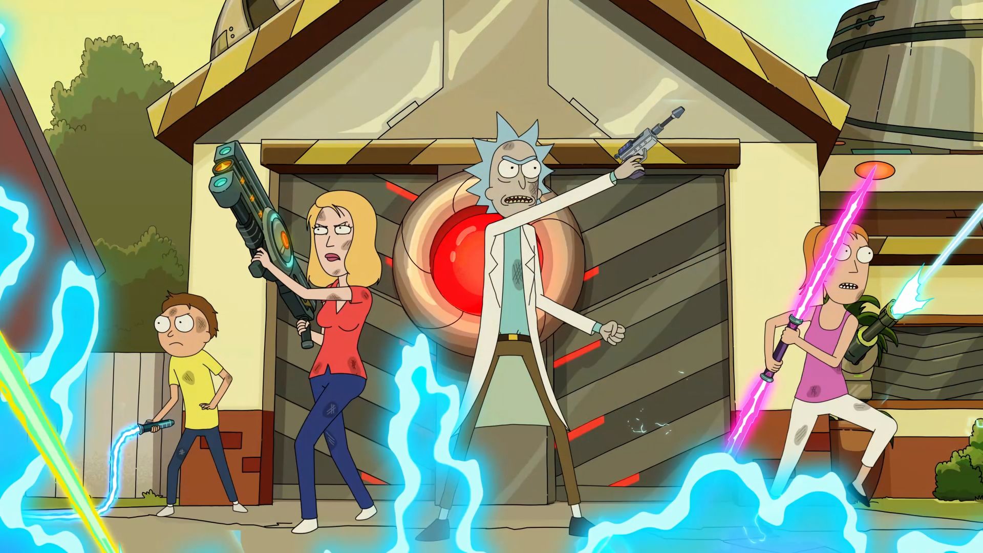 Download mobile wallpaper Tv Show, Rick Sanchez, Morty Smith, Rick And Morty, Beth Smith, Summer Smith for free.