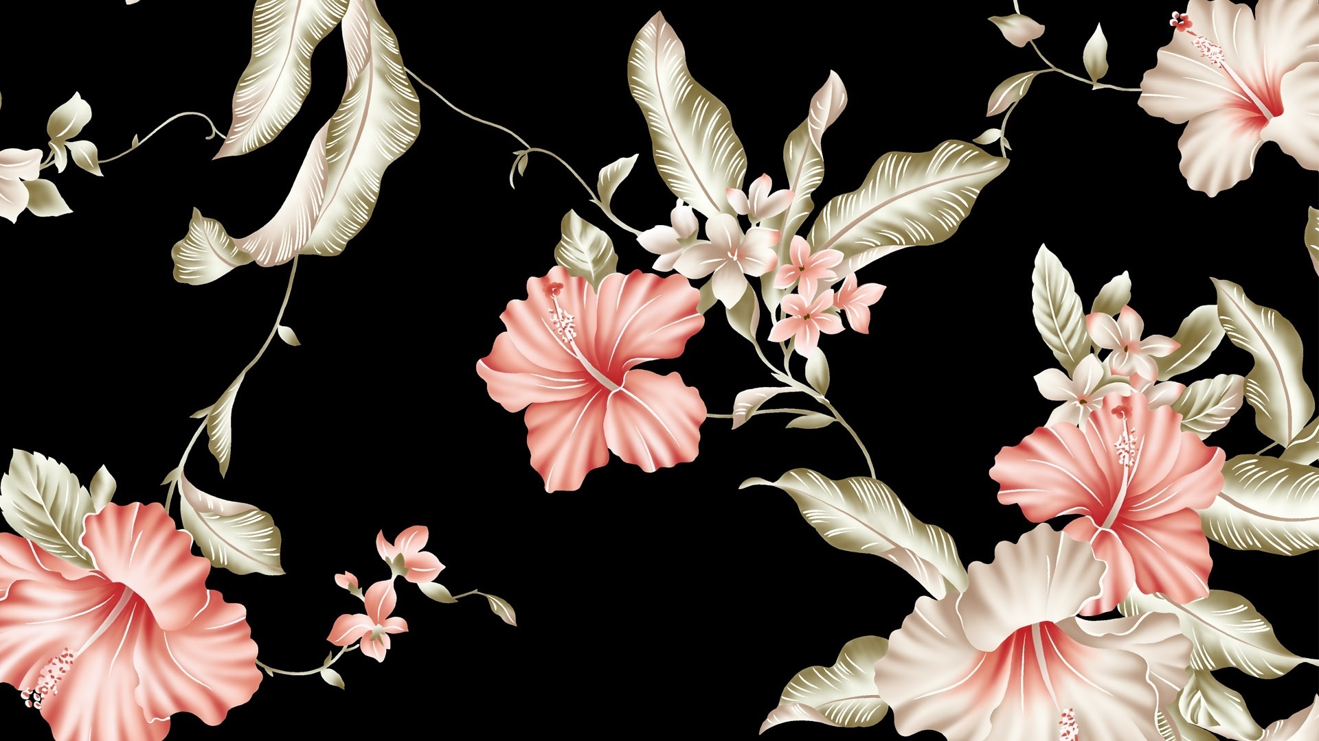 227028 descargar fondo de pantalla abstracto, artístico, floral: protectores de pantalla e imágenes gratis