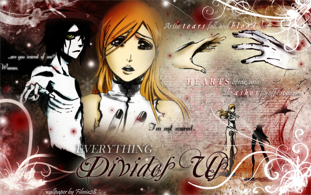 Laden Sie das Bleach, Animes, Orihime Inoue, Ulquiorra Cifer-Bild kostenlos auf Ihren PC-Desktop herunter