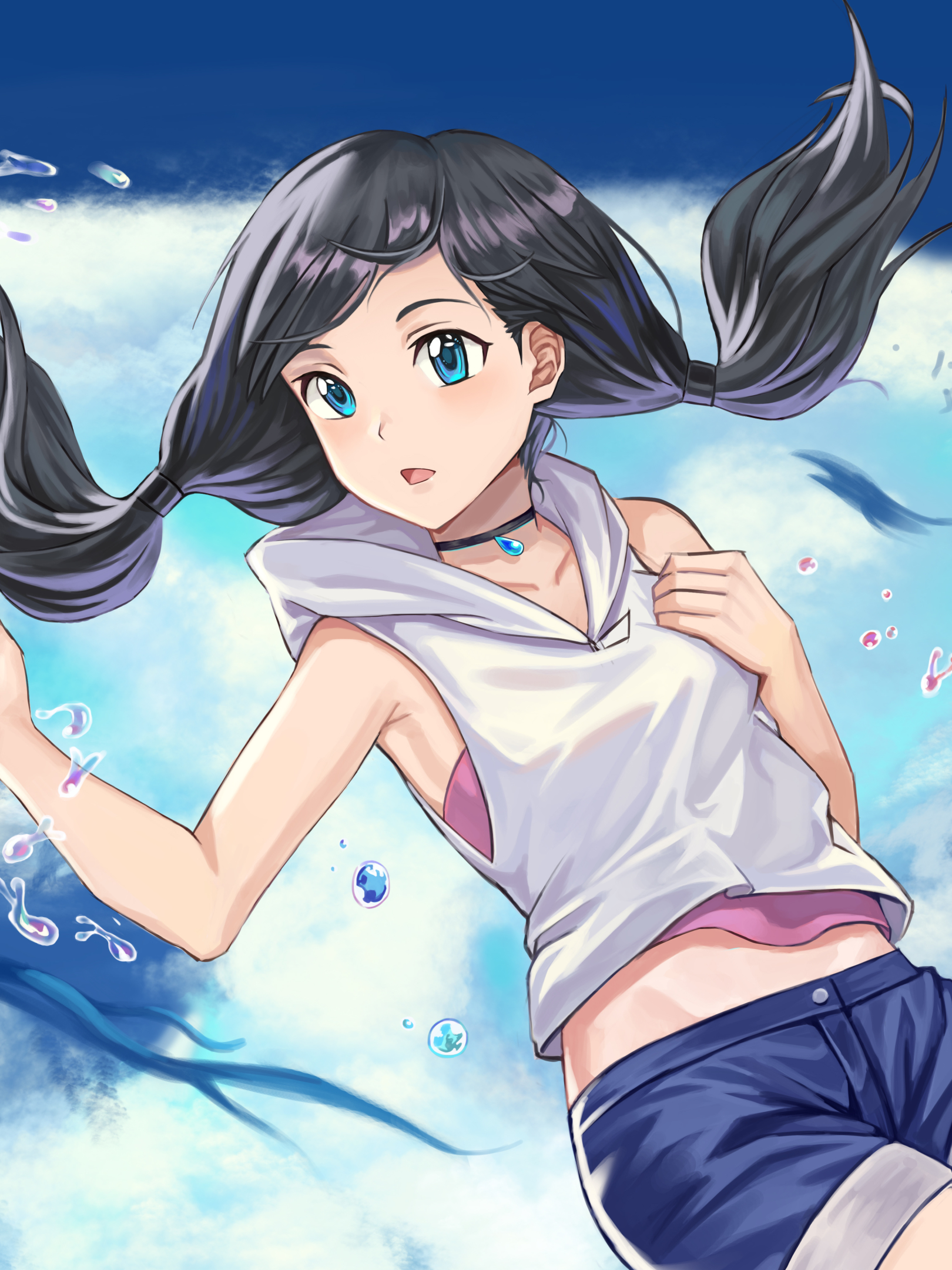 Handy-Wallpaper Animes, Weathering With You Das Mädchen Das Die Sonne Berührte, Hina Amano kostenlos herunterladen.