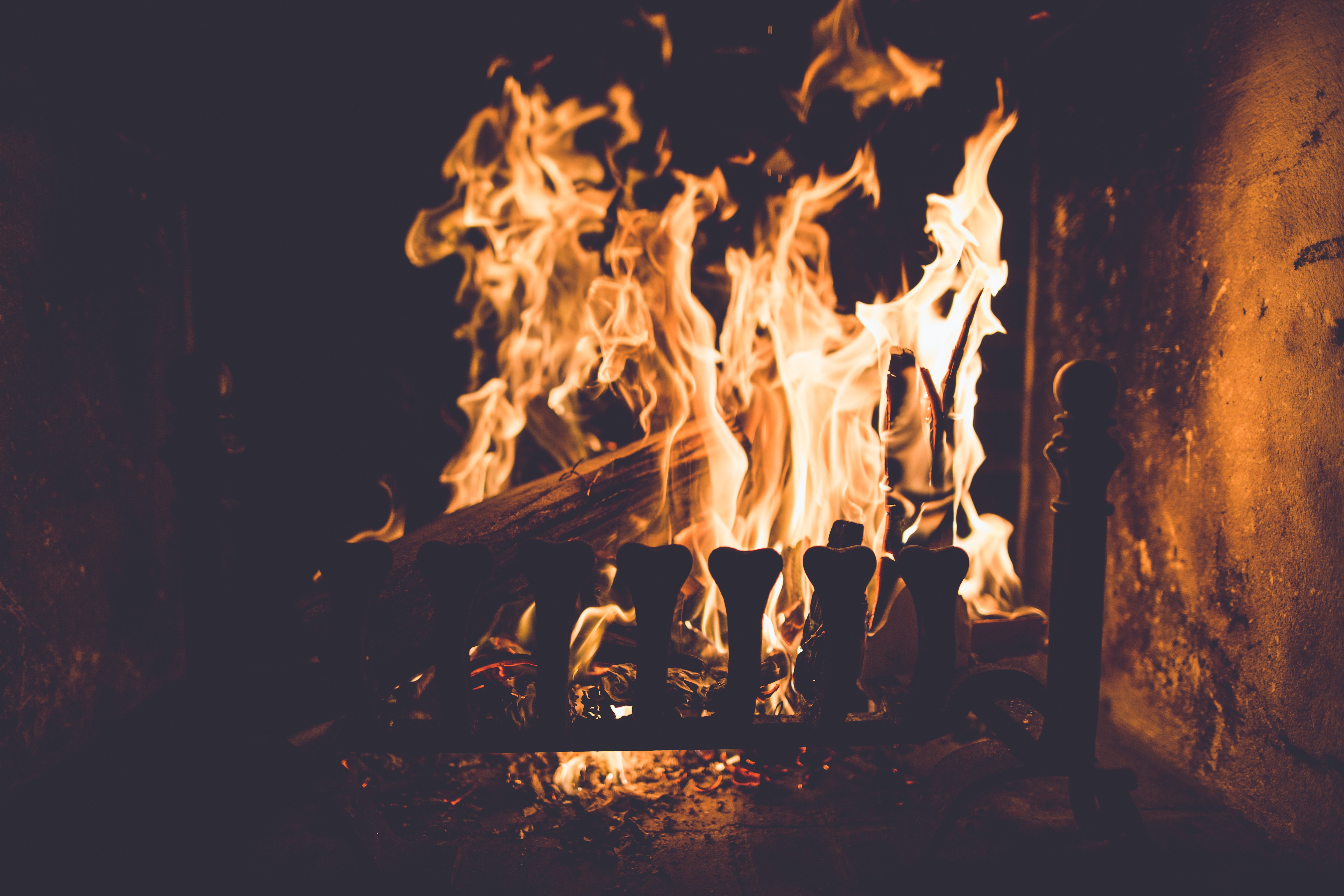 bonfire, fire, miscellanea, miscellaneous, firewood, fireplace