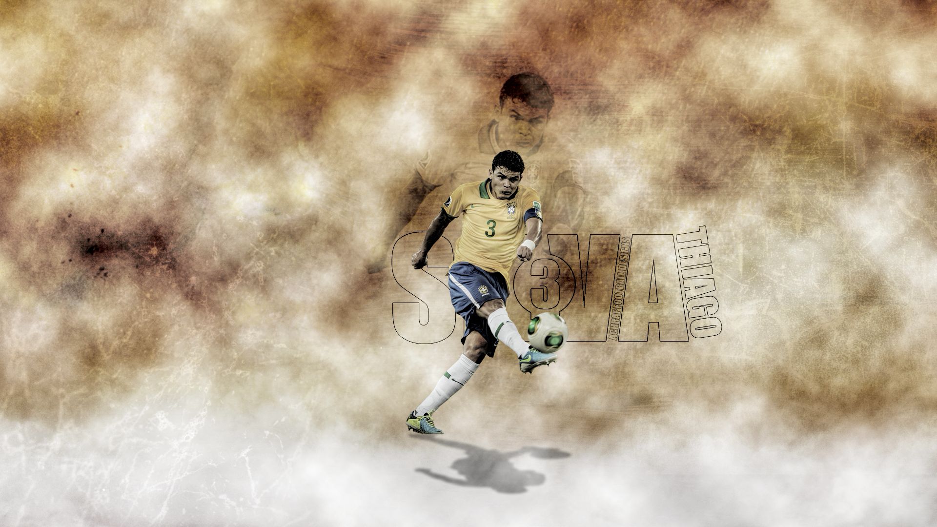 Téléchargez des papiers peints mobile Des Sports, Thiago Silva, Équipe Du Brésil De Football gratuitement.
