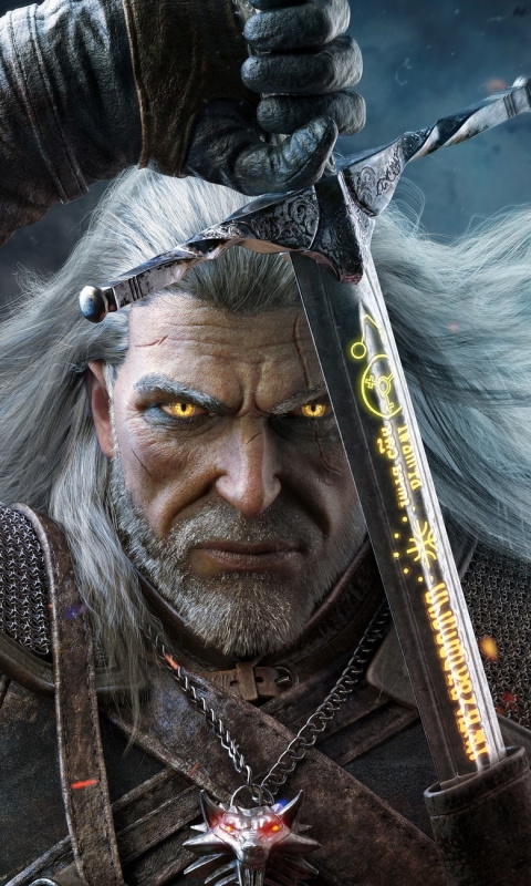 Download mobile wallpaper Warrior, Sword, Video Game, The Witcher, Geralt Of Rivia, The Witcher 3: Wild Hunt for free.
