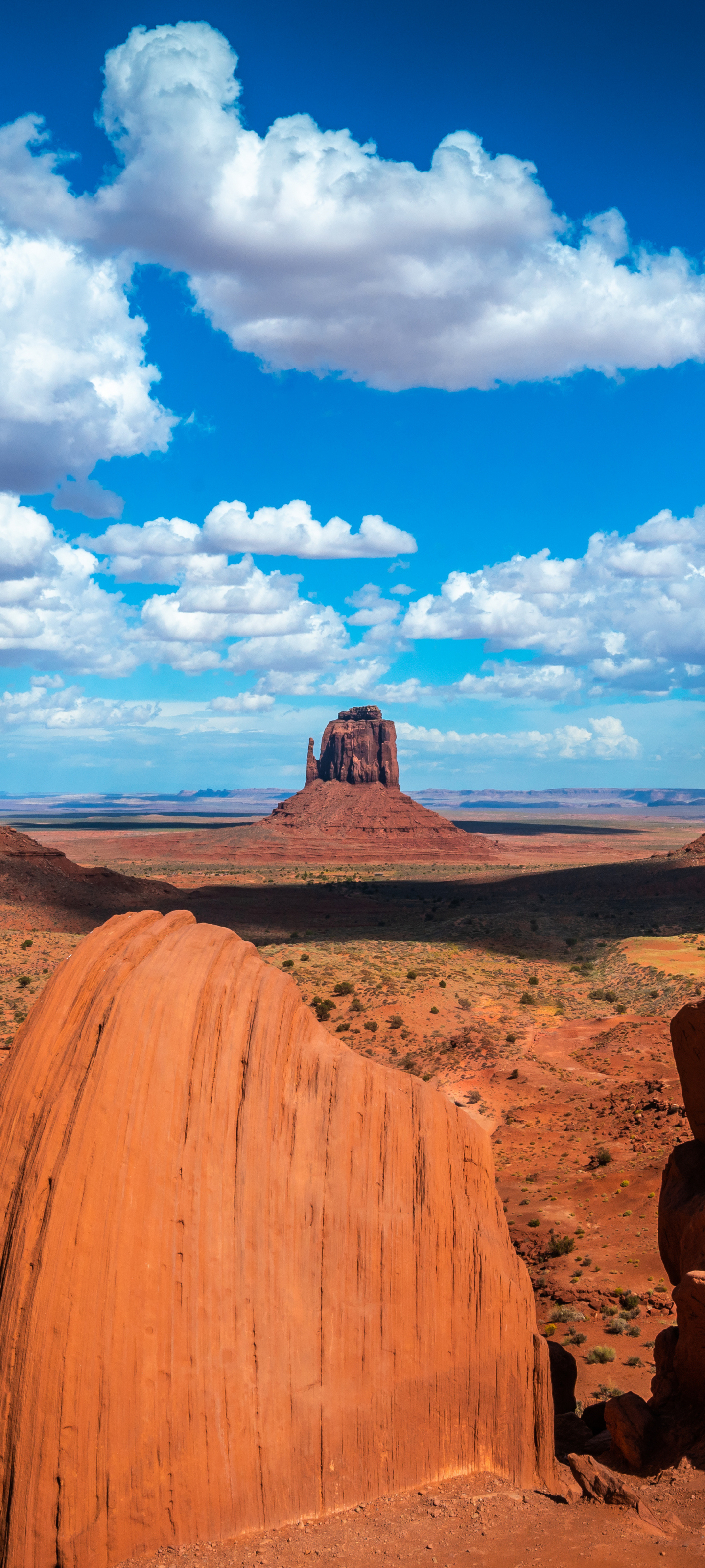 Download mobile wallpaper Landscape, Nature, Desert, Usa, Earth, Cloud, Monument Valley for free.