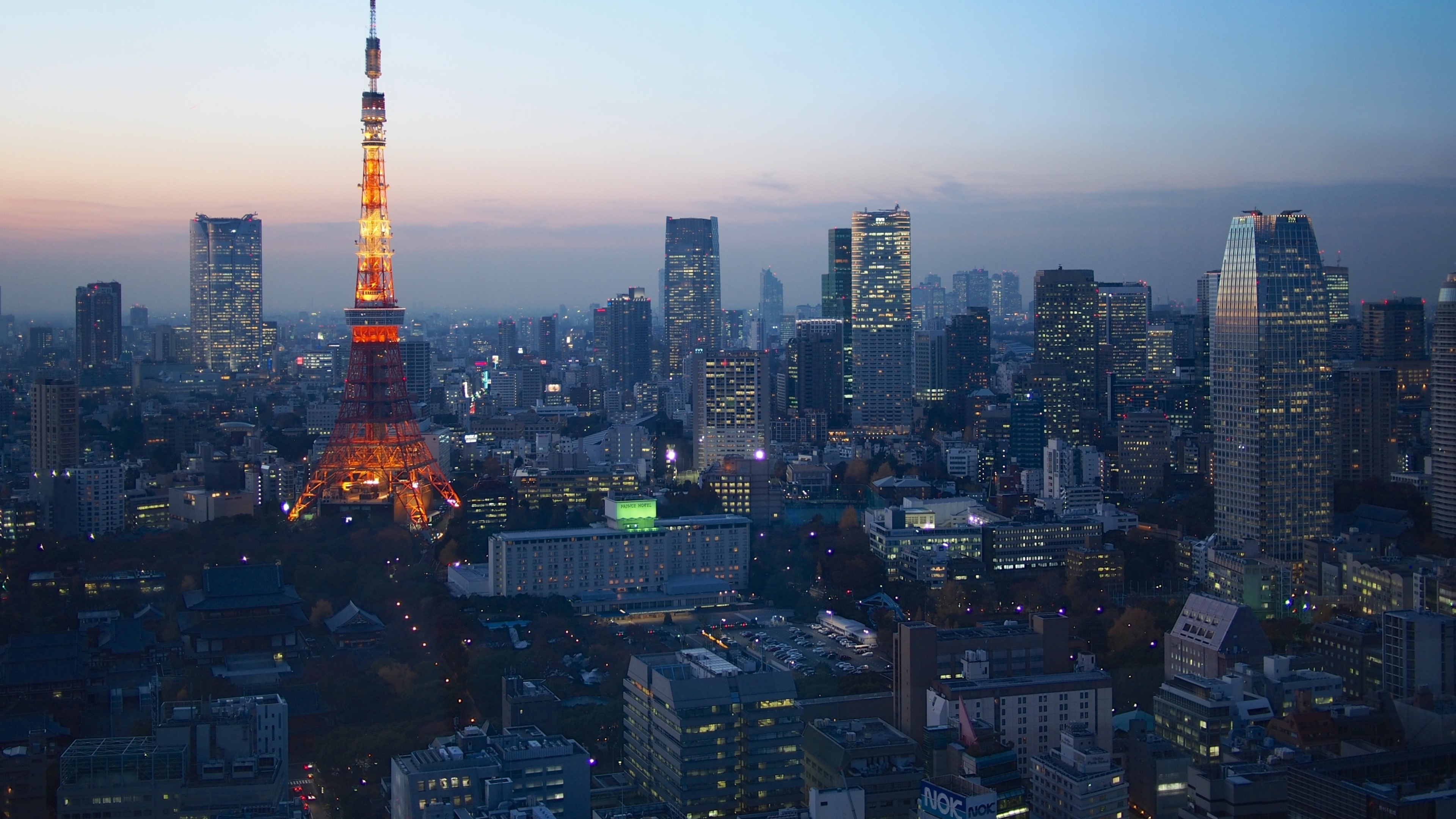 349426壁紙のダウンロードマンメイド, 日本, 東京, 東京タワー, トワイライト, 都市-スクリーンセーバーと写真を無料で