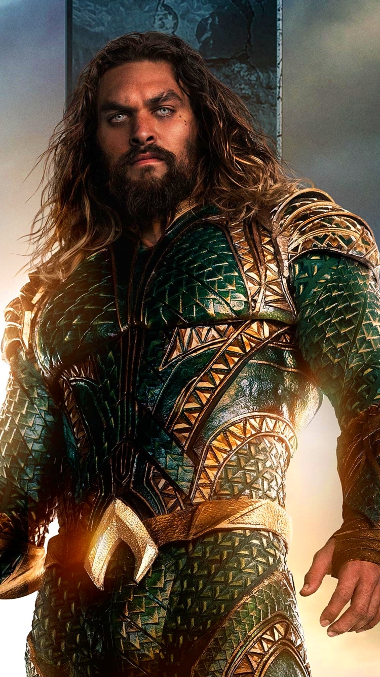 Téléchargez des papiers peints mobile Film, Aquaman, Ligue De Justice D'amérique, Jason Momoa, Justice League gratuitement.