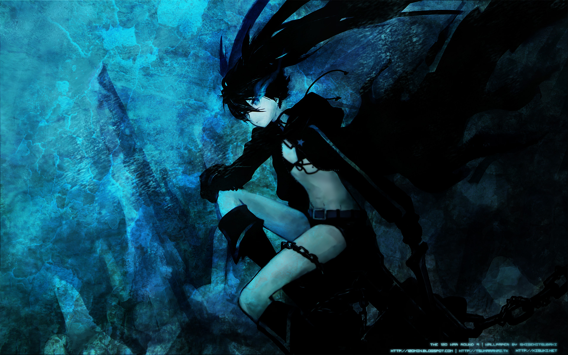 Free download wallpaper Anime, Black Rock Shooter on your PC desktop