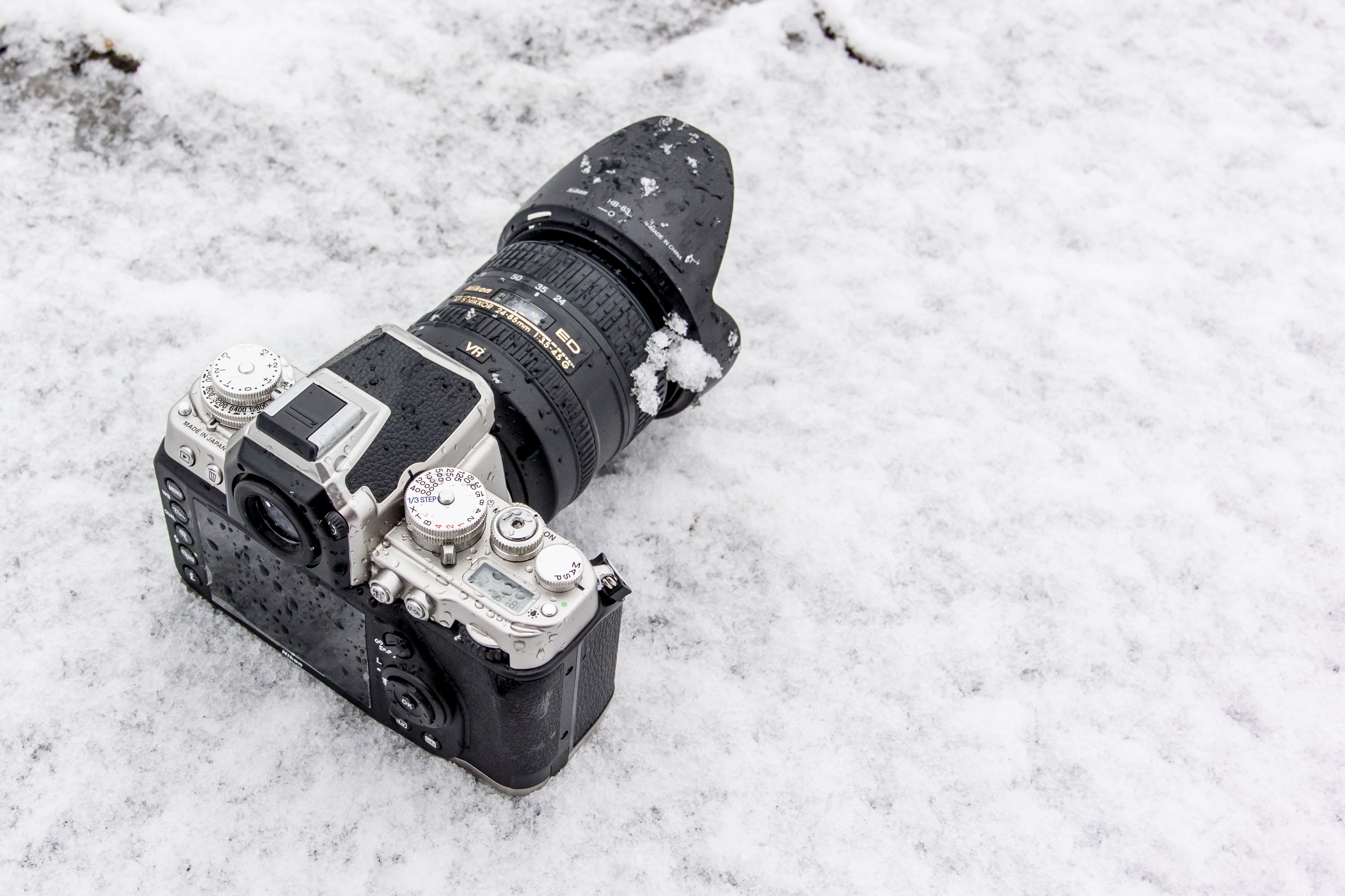 man made, camera, nikon, snow