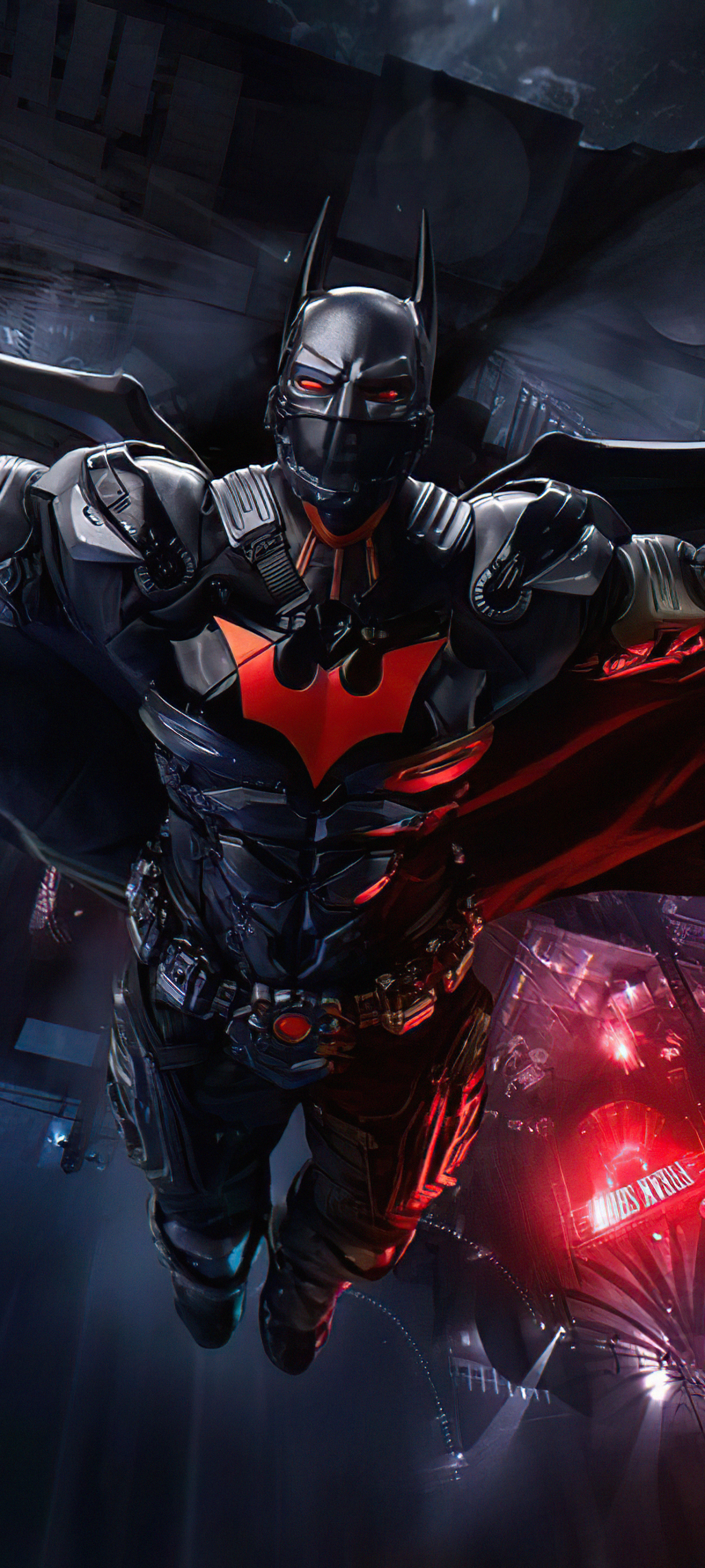 Descarga gratuita de fondo de pantalla para móvil de Historietas, Dc Comics, Hombre Murciélago, Batman Del Futuro.