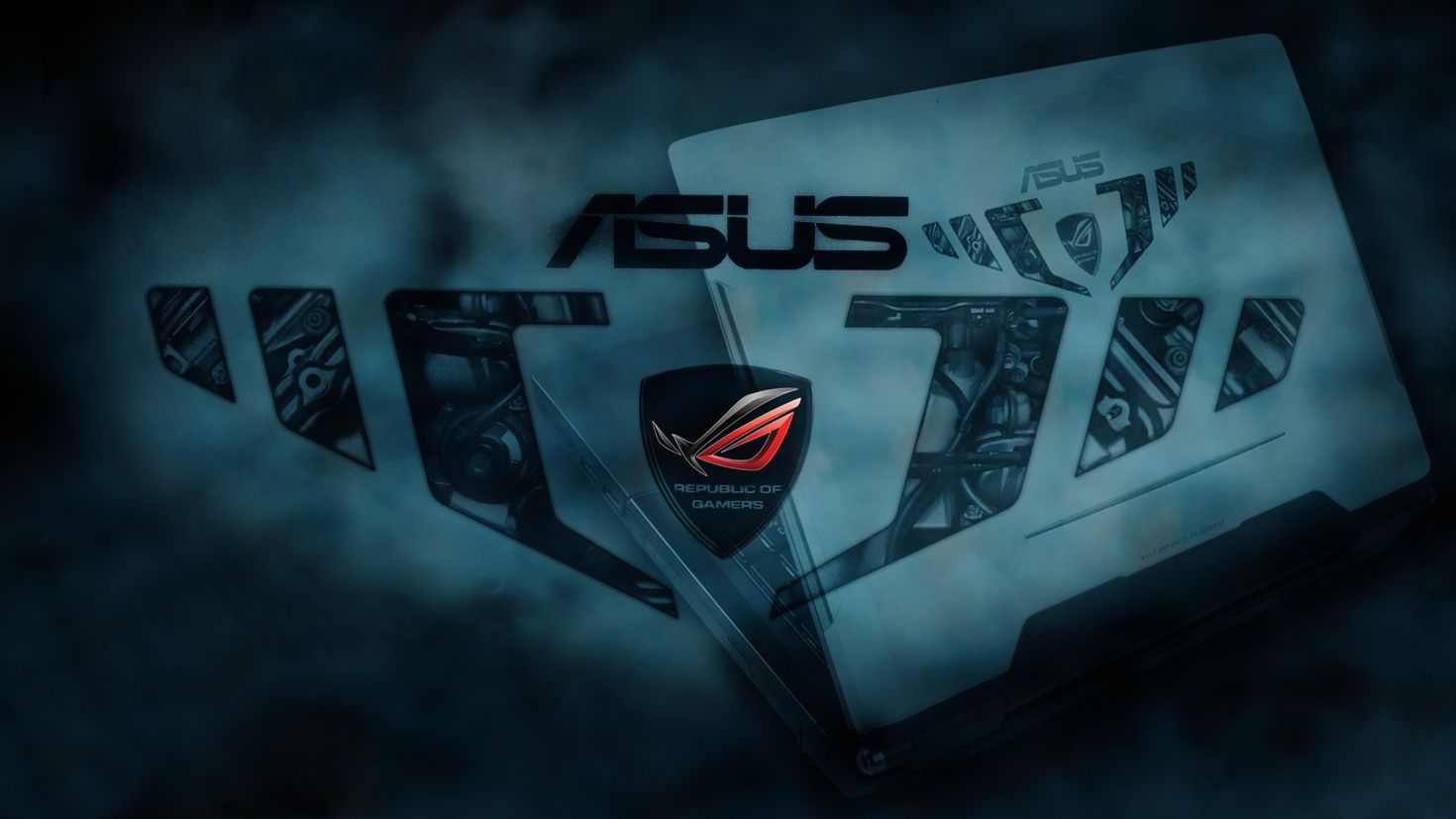 X full. ASUS ROG Wallpapers 1920x1080. ASUS ROG Blue.