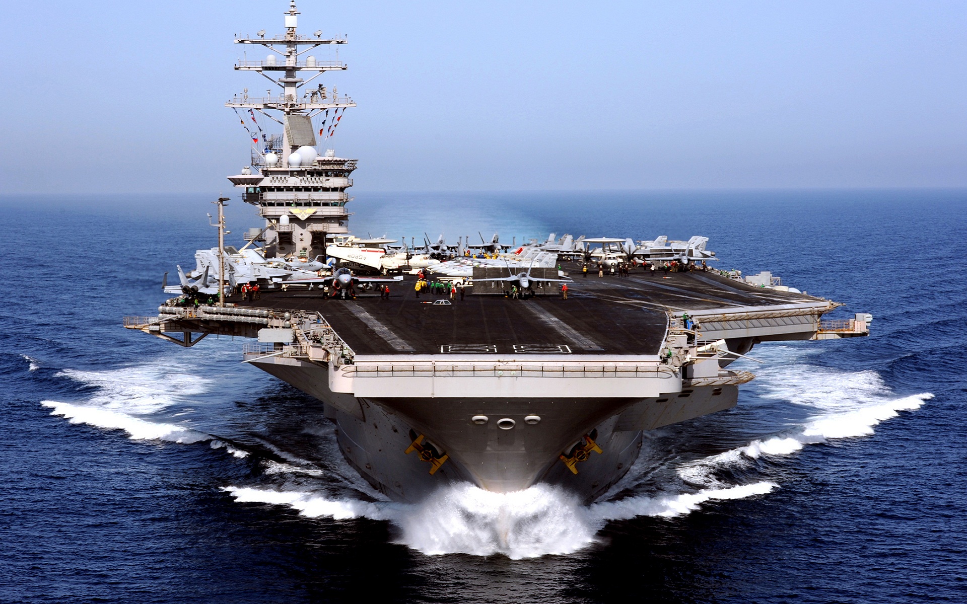 military, uss dwight d eisenhower (cvn 69), aircraft carrier, warship, warships