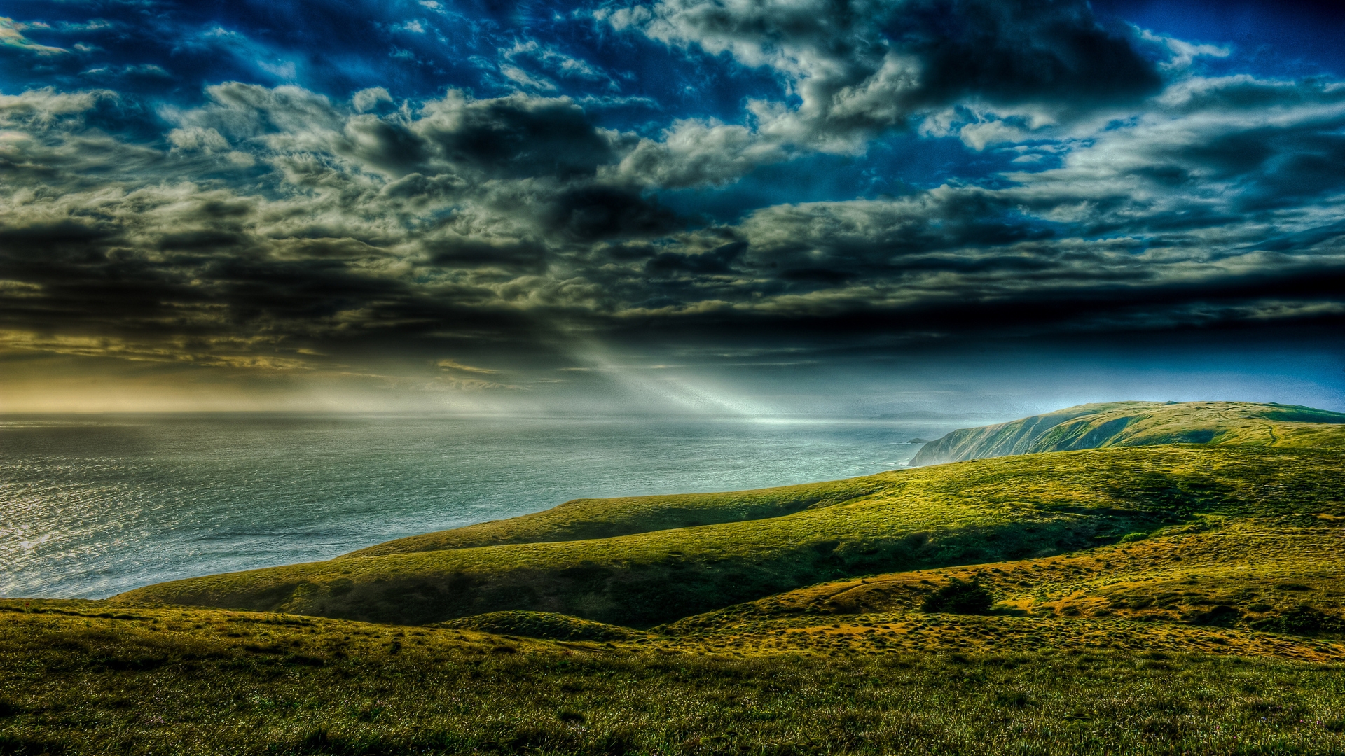 Laden Sie das Sea, Clouds, Landschaft-Bild kostenlos auf Ihren PC-Desktop herunter
