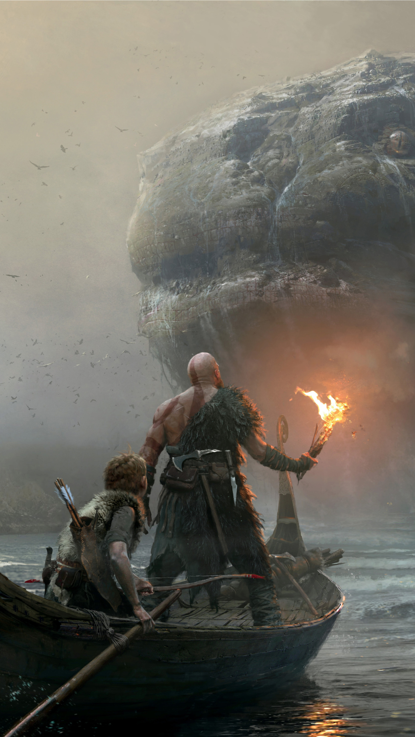 Laden Sie das God Of War, Computerspiele, Kratos (Gott Des Krieges), Atreus (Gott Des Krieges), Gott Des Krieges (2018)-Bild kostenlos auf Ihren PC-Desktop herunter