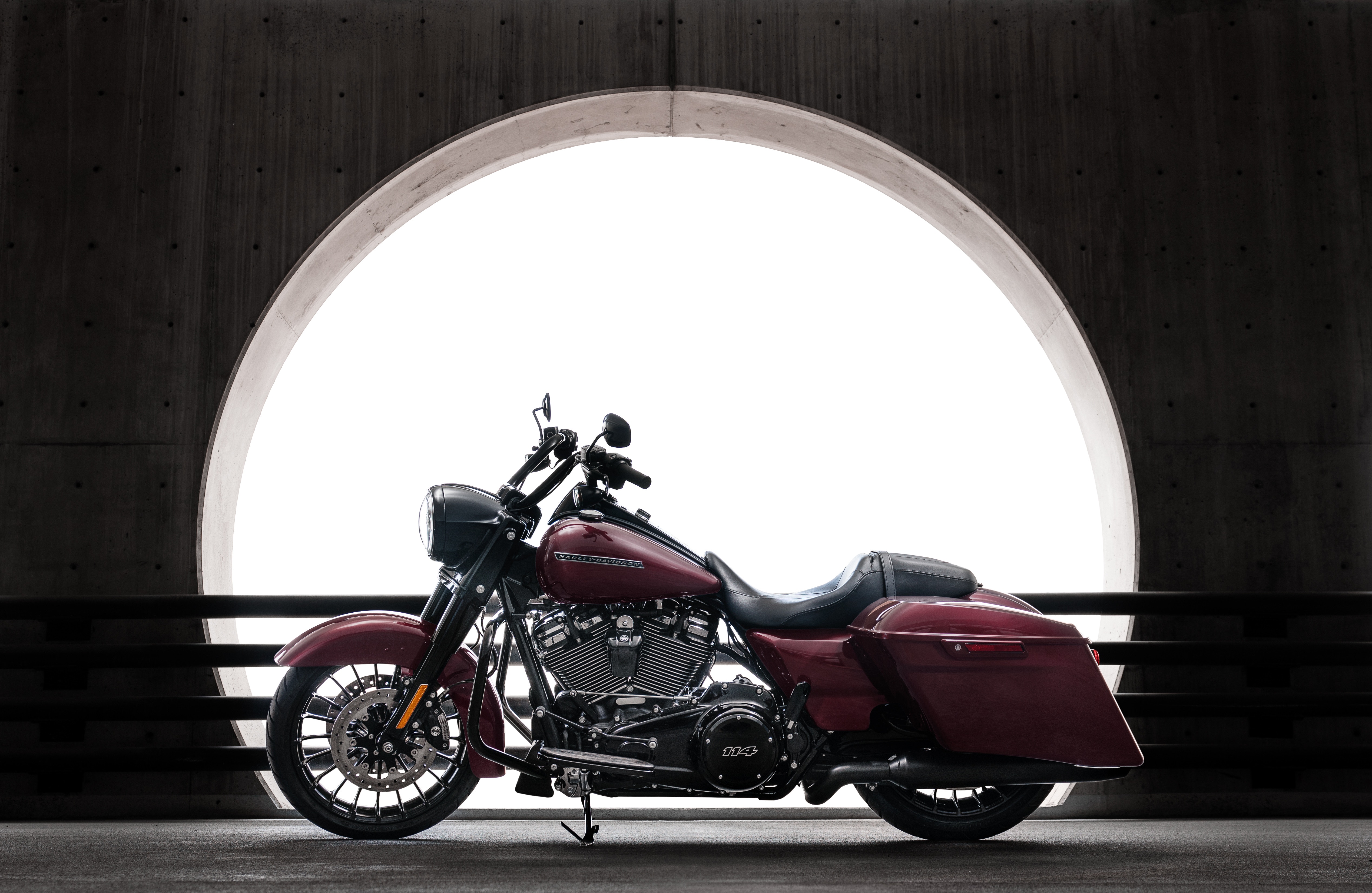 Laden Sie das Seitenansicht, Fahrrad, Motorrad, Motorräder, Harley Davidson-Bild kostenlos auf Ihren PC-Desktop herunter