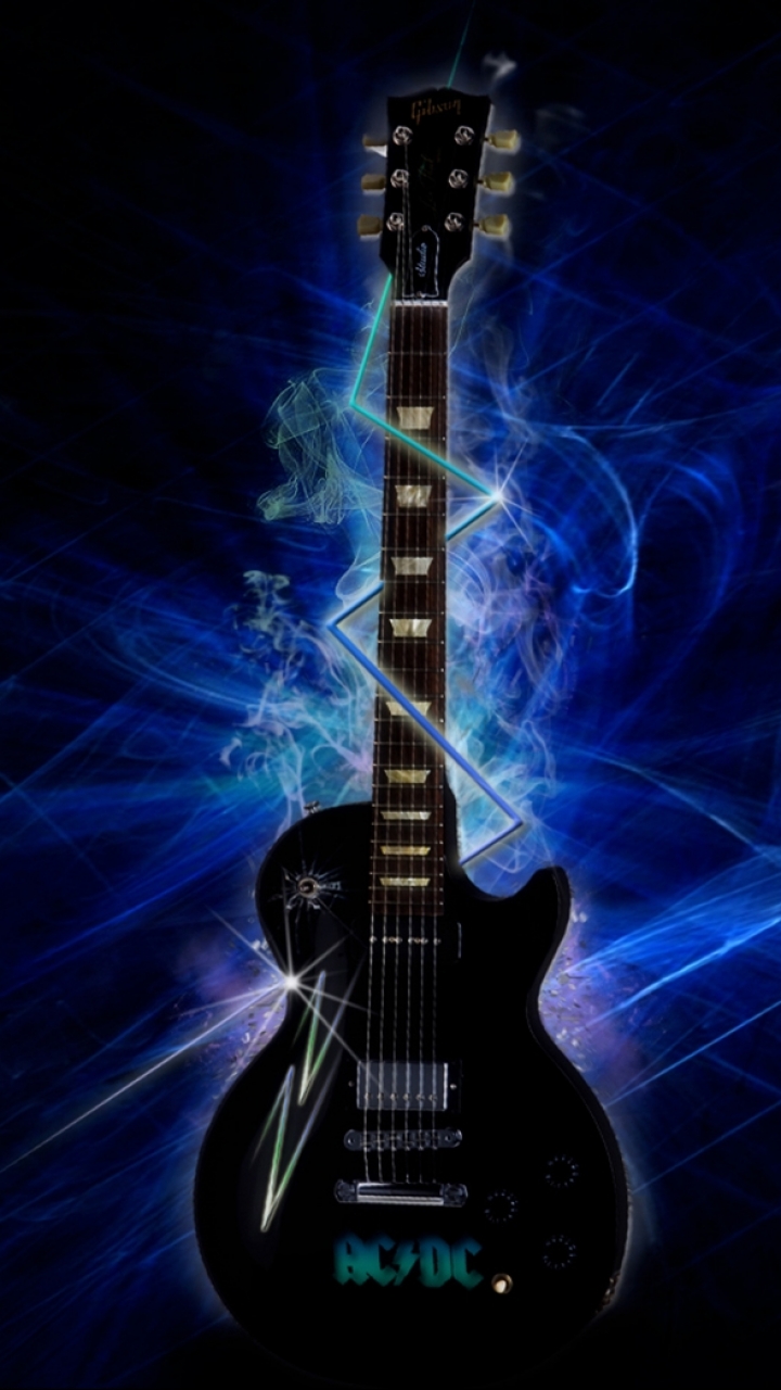Handy-Wallpaper Musik, Gitarre, Wechselstrom/gleichstrom, Gibson kostenlos herunterladen.