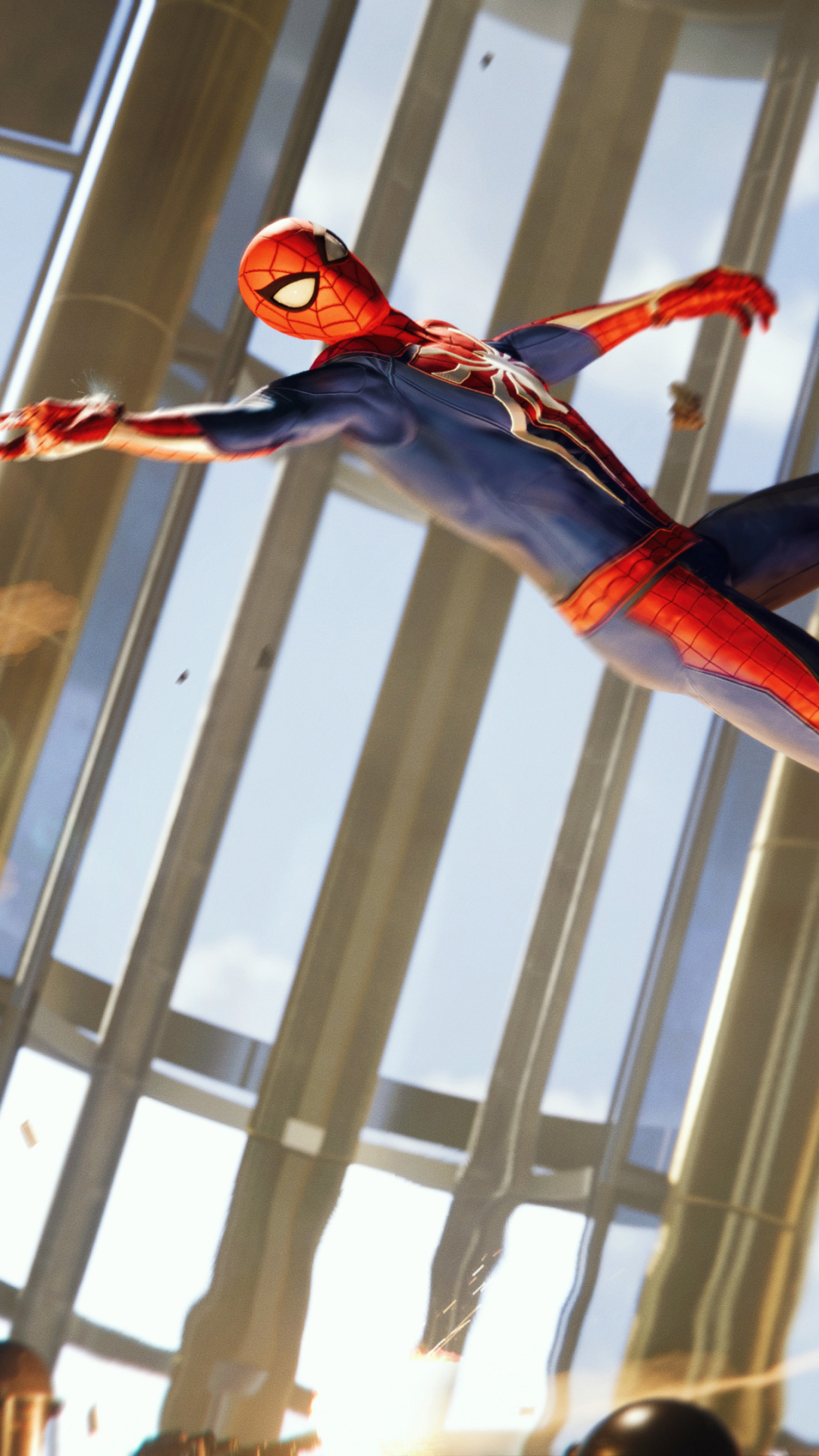 Download mobile wallpaper Spider Man, Video Game, Gun, Superhero, Peter Parker, Spider Man (Ps4) for free.