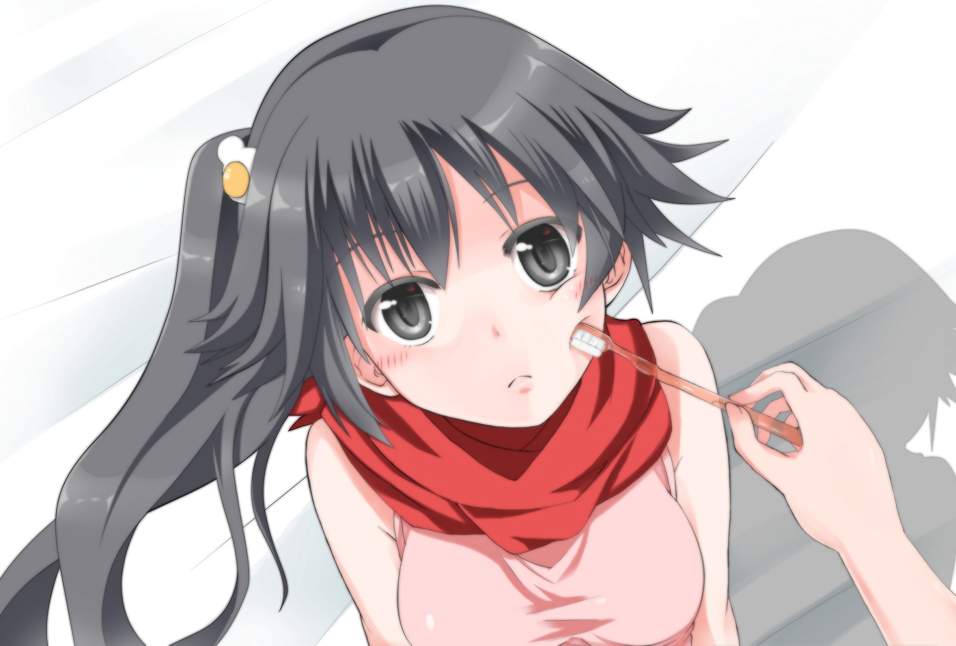 Handy-Wallpaper Animes, Monogatari (Serie), Tsukihi Araragi kostenlos herunterladen.