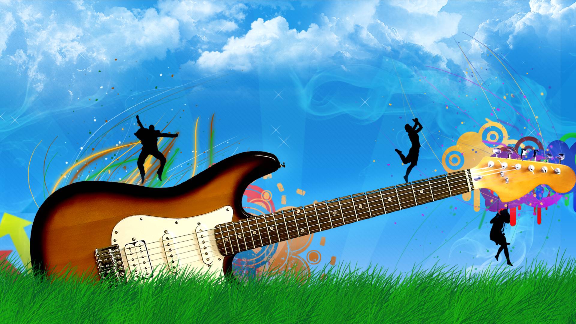 Free download wallpaper Music, Guitar, Artistic on your PC desktop