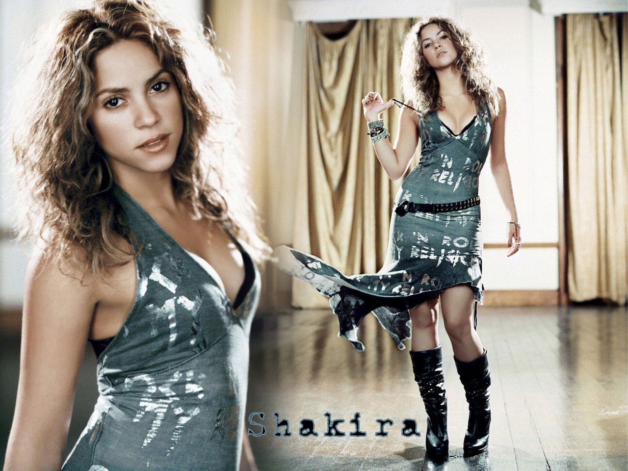 Free download wallpaper Music, Shakira on your PC desktop