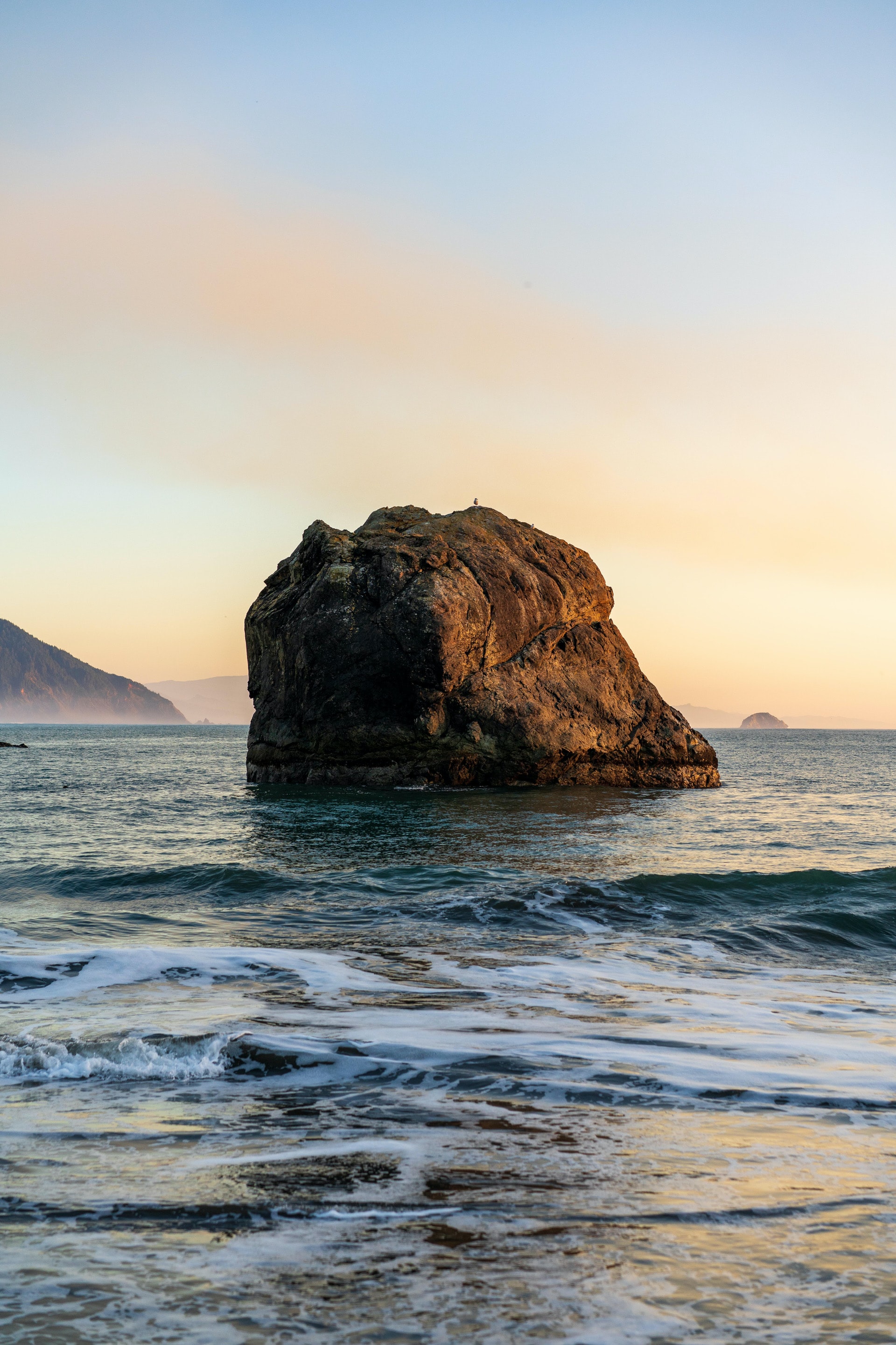 Laden Sie das Natur, Sky, Felsen, Rock, Stein, Ein Stein, Waves, Sea-Bild kostenlos auf Ihren PC-Desktop herunter