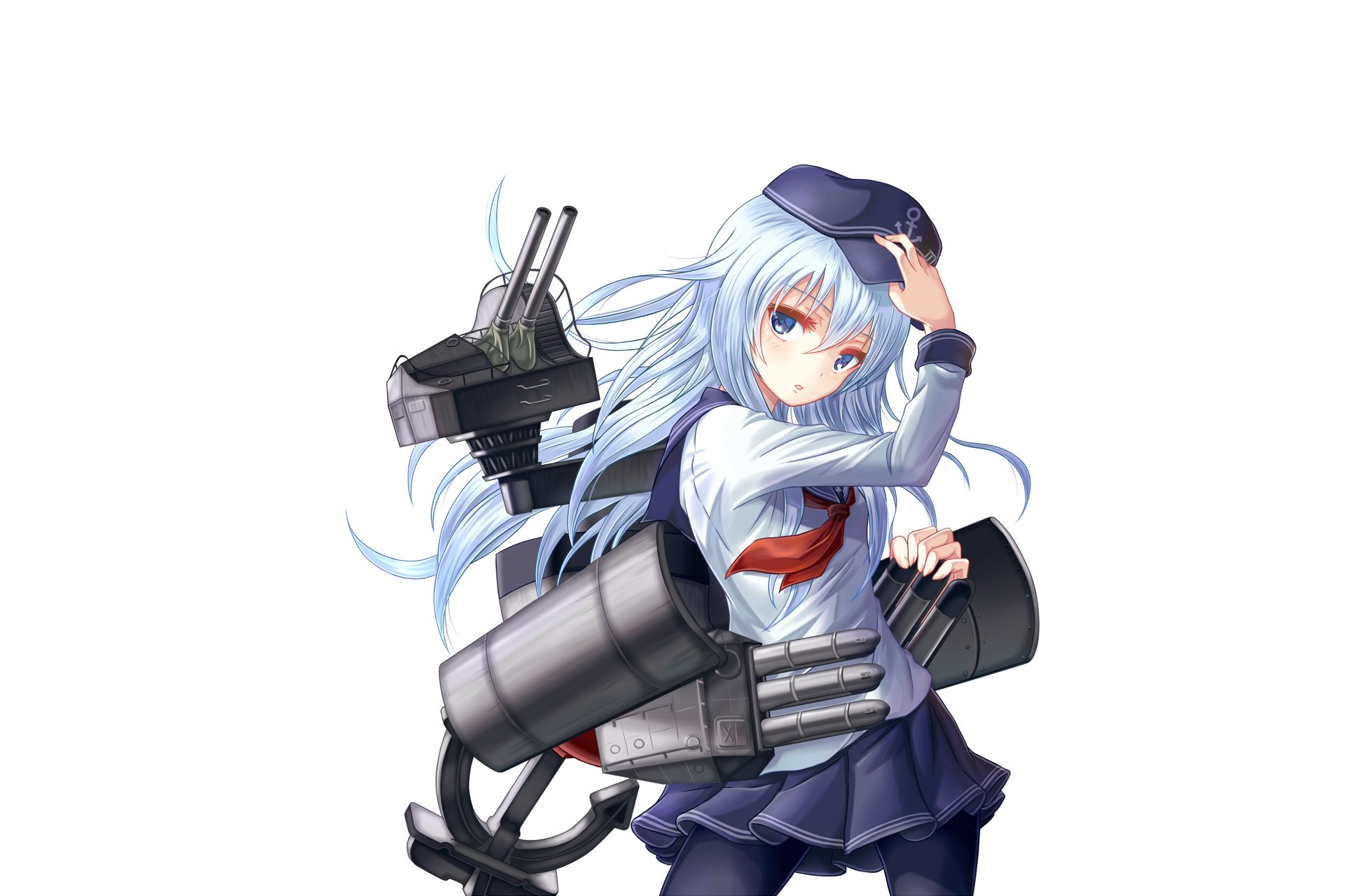 Handy-Wallpaper Animes, Kantai Sammlung, Hibiki (Kancolle) kostenlos herunterladen.