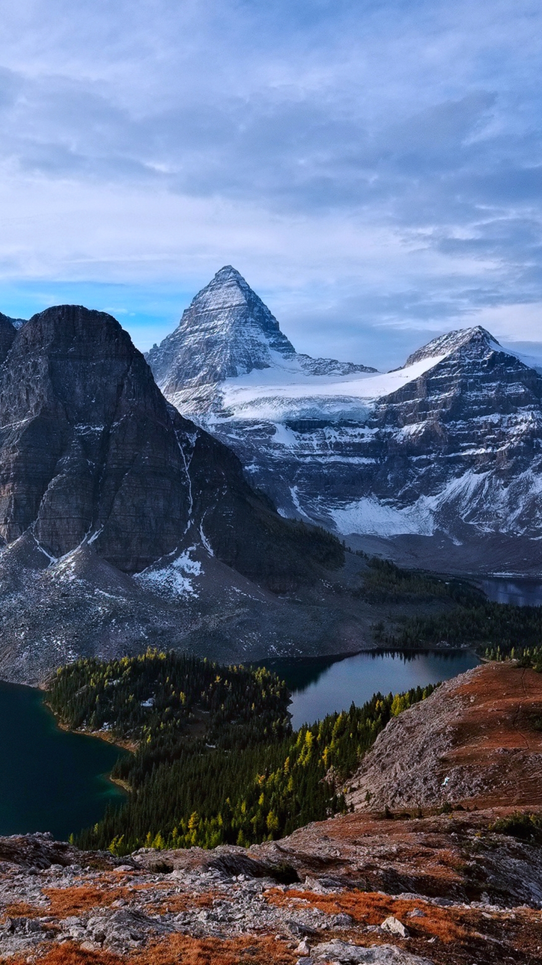 1120416壁紙のダウンロード地球, アシニボイン山, ブリティッシュコロンビア, 自然, カナダ, 風景, 湖, 山岳-スクリーンセーバーと写真を無料で