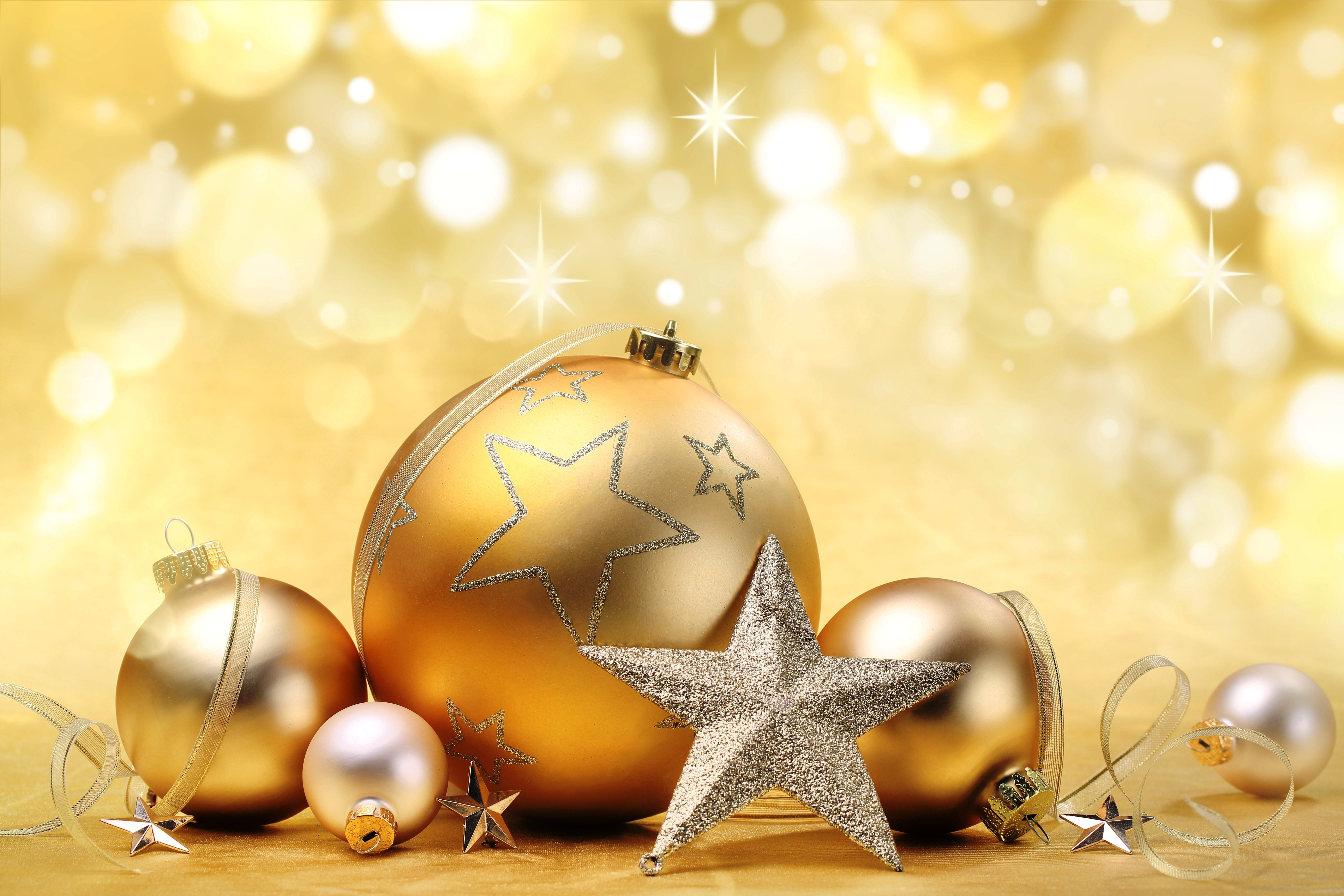 Free download wallpaper Christmas, Holiday, Golden, Christmas Ornaments on your PC desktop