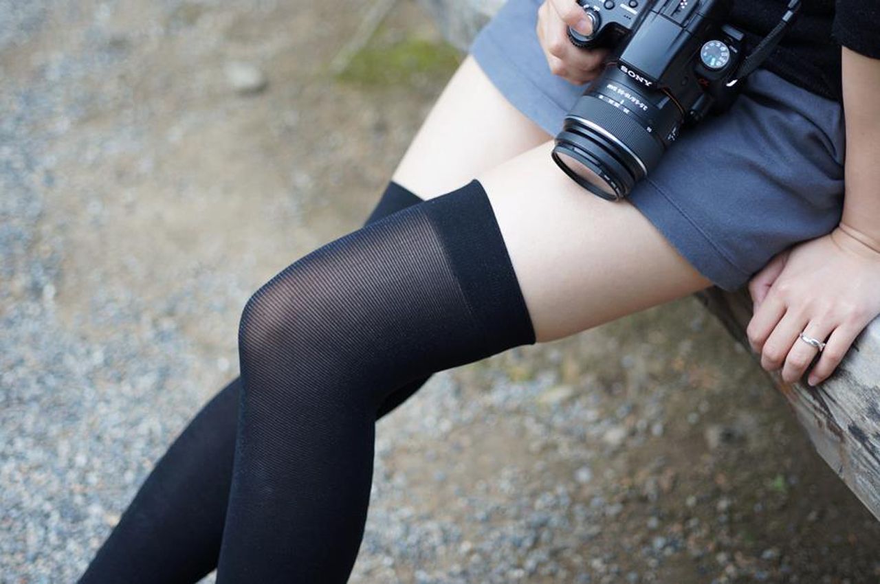 women, camera, legs