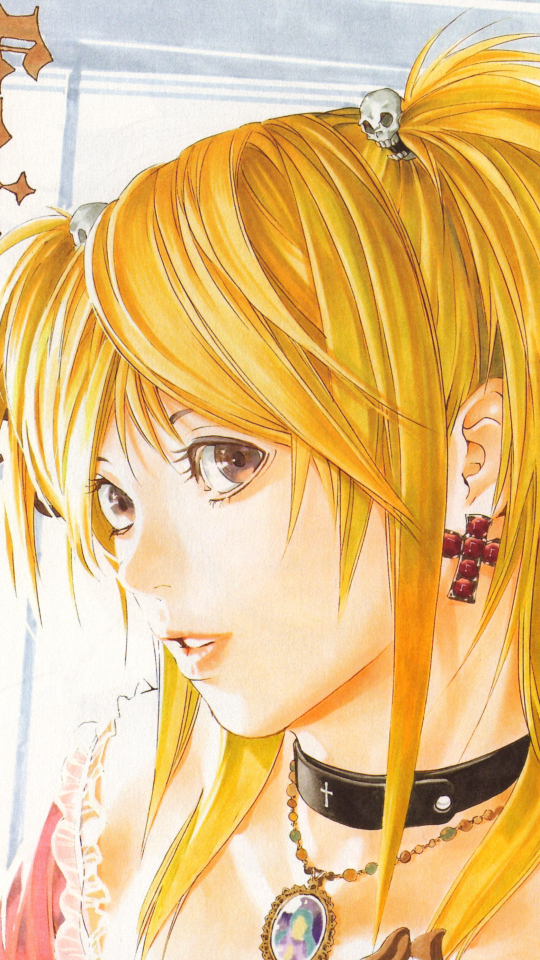 Handy-Wallpaper Death Note, Blond, Blondinen, Animes, Misa Amane kostenlos herunterladen.