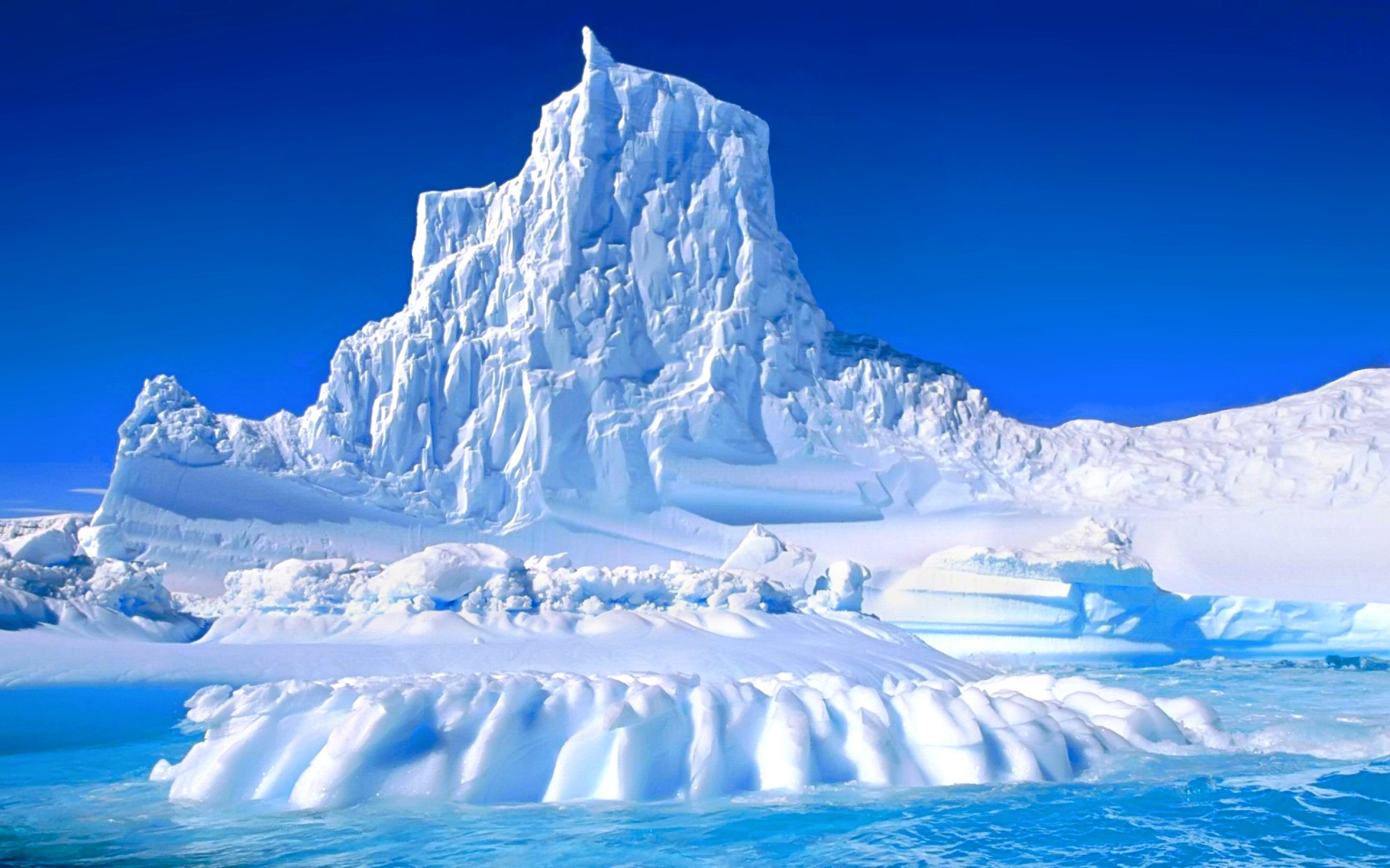 Популярні заставки і фони Льодовик на комп'ютер