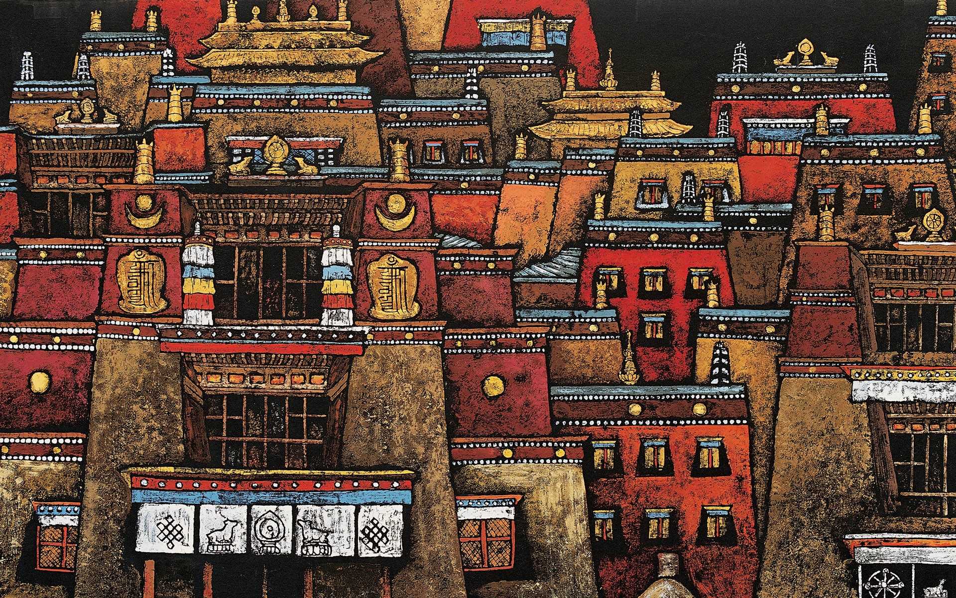 Популярні заставки і фони Тибетська на комп'ютер