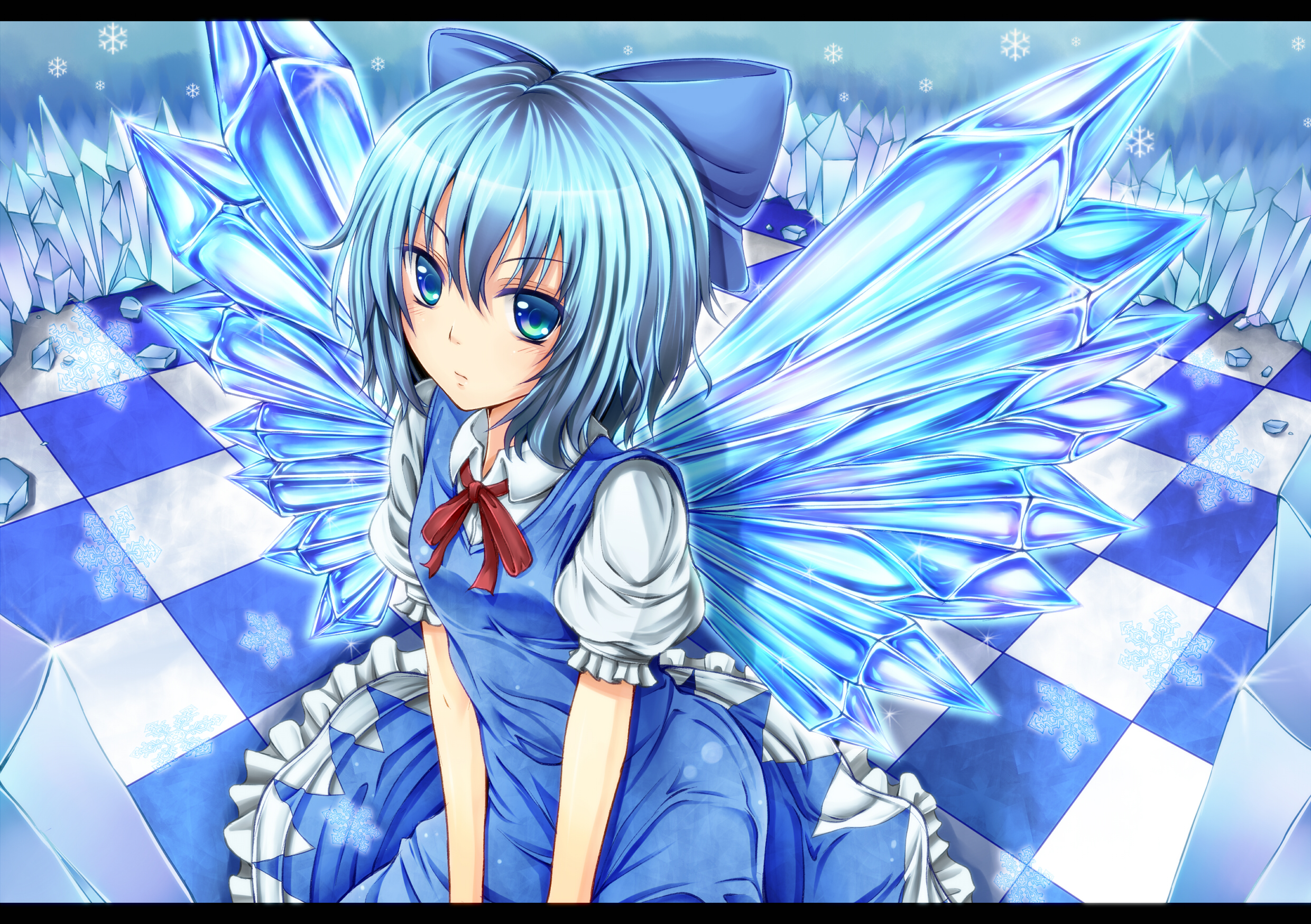 Téléchargez des papiers peints mobile Animé, Touhou, Cirno (Touhou) gratuitement.