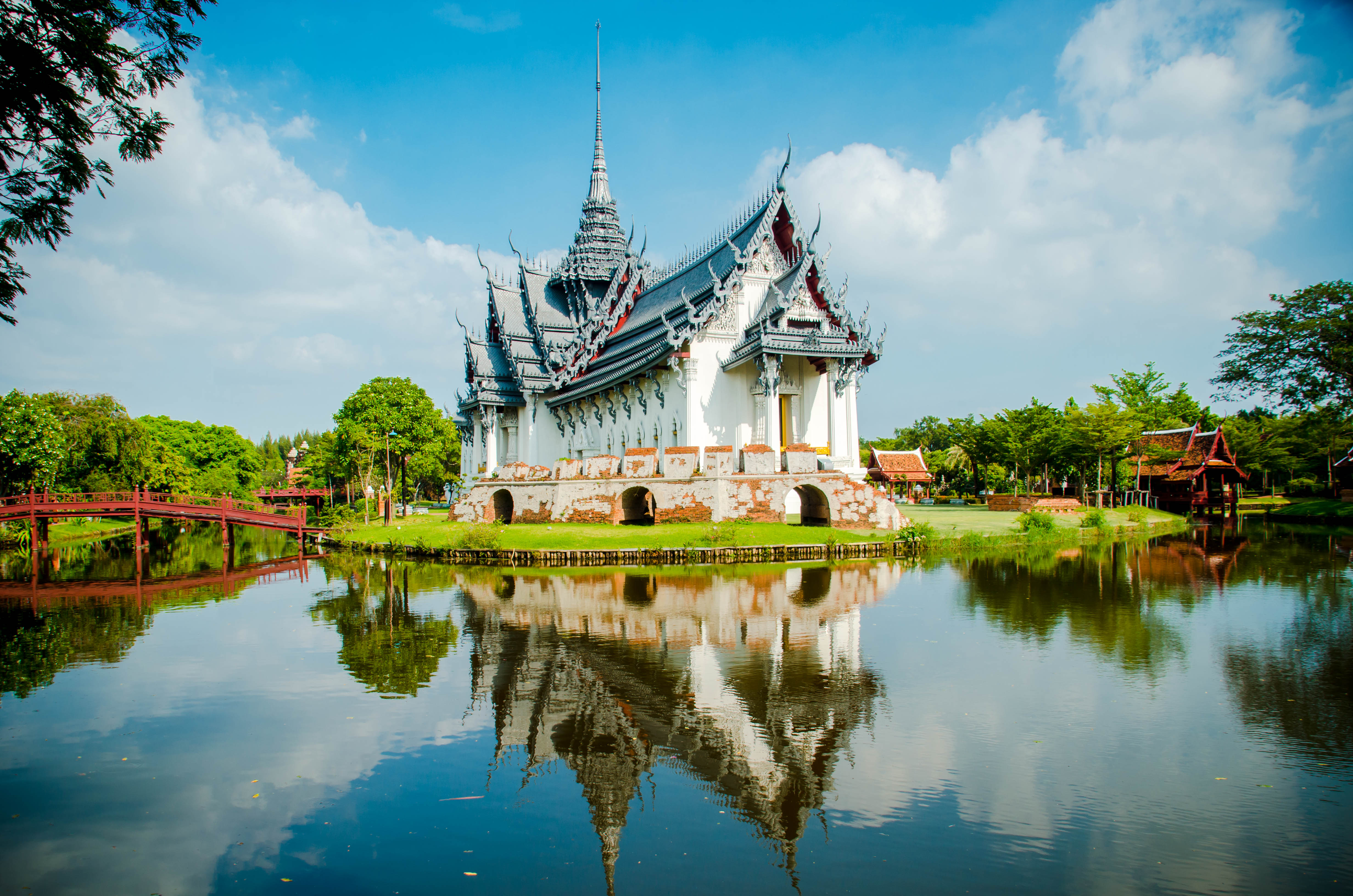 356439 Hintergrundbild herunterladen menschengemacht, sanphet prasat palast, architektur, bangkok, thailand, paläste - Bildschirmschoner und Bilder kostenlos