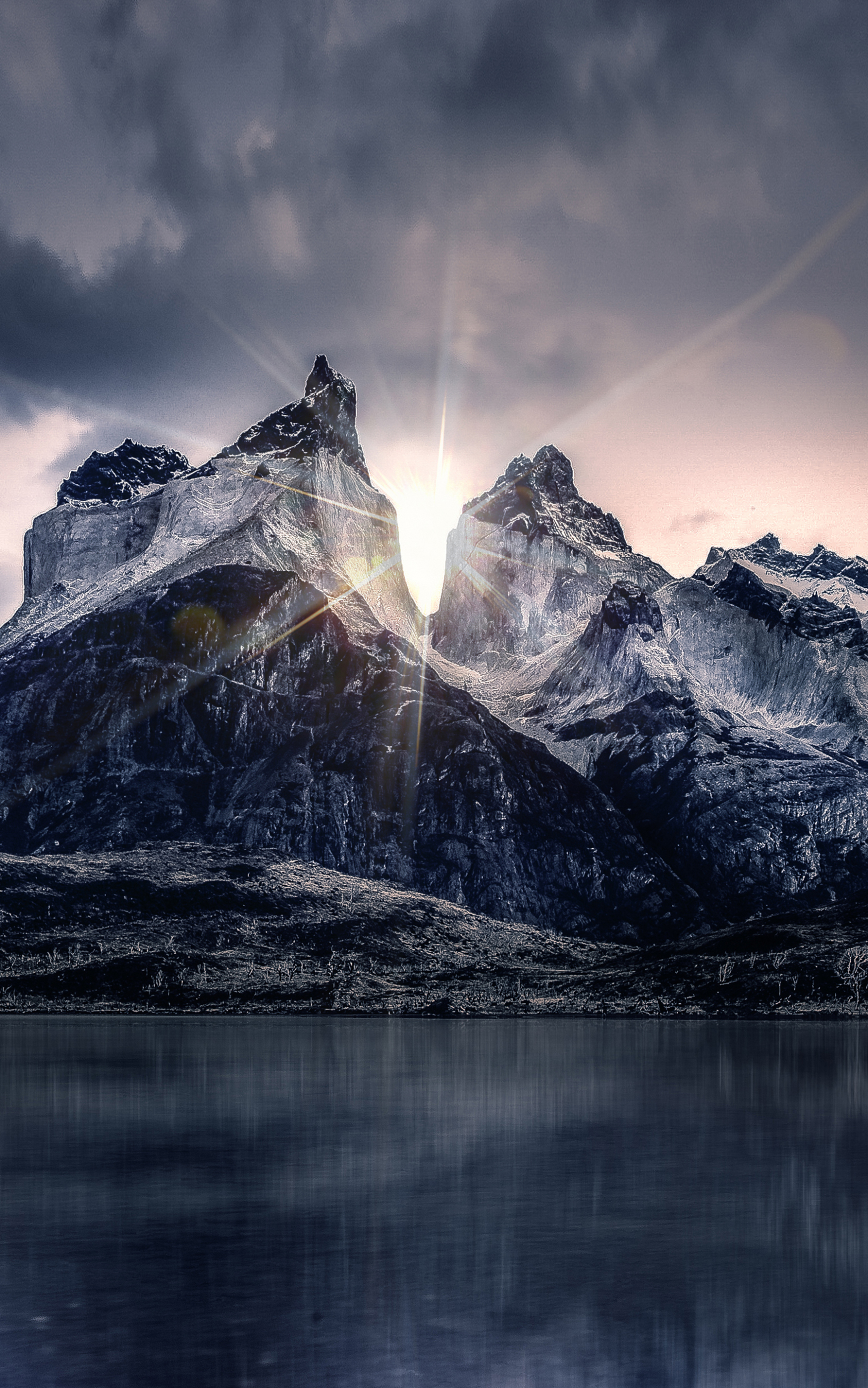 Free download wallpaper Mountains, Mountain, Sunrise, Earth, Torres Del Paine on your PC desktop