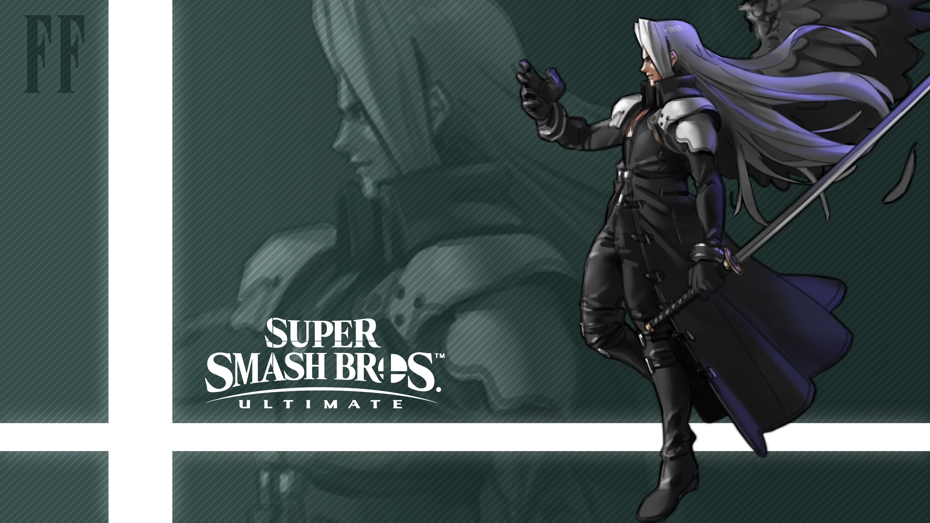 Download mobile wallpaper Video Game, Sephiroth (Final Fantasy), Super Smash Bros, Super Smash Bros Ultimate for free.