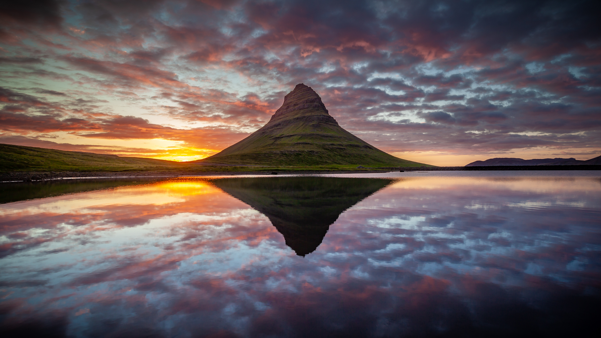 Download mobile wallpaper Earth, Iceland, Kirkjufell for free.