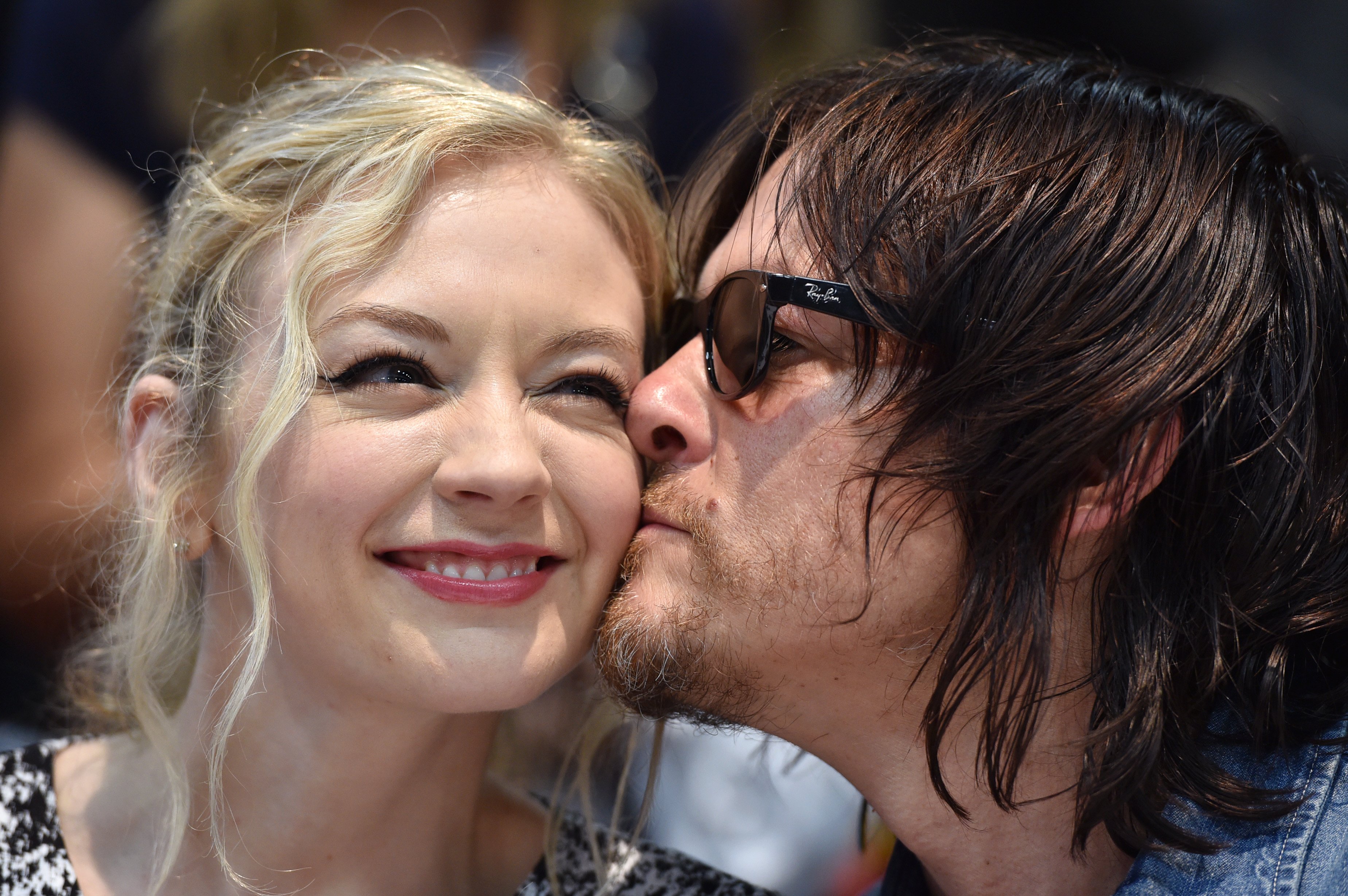 Download mobile wallpaper Celebrity, Actor, Norman Reedus, Emily Kinney for free.