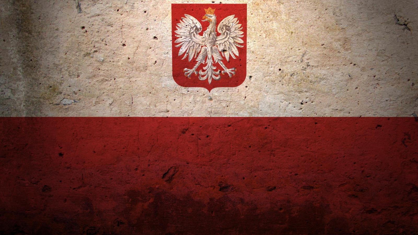 Скачать обои Флаг Польши на телефон бесплатно